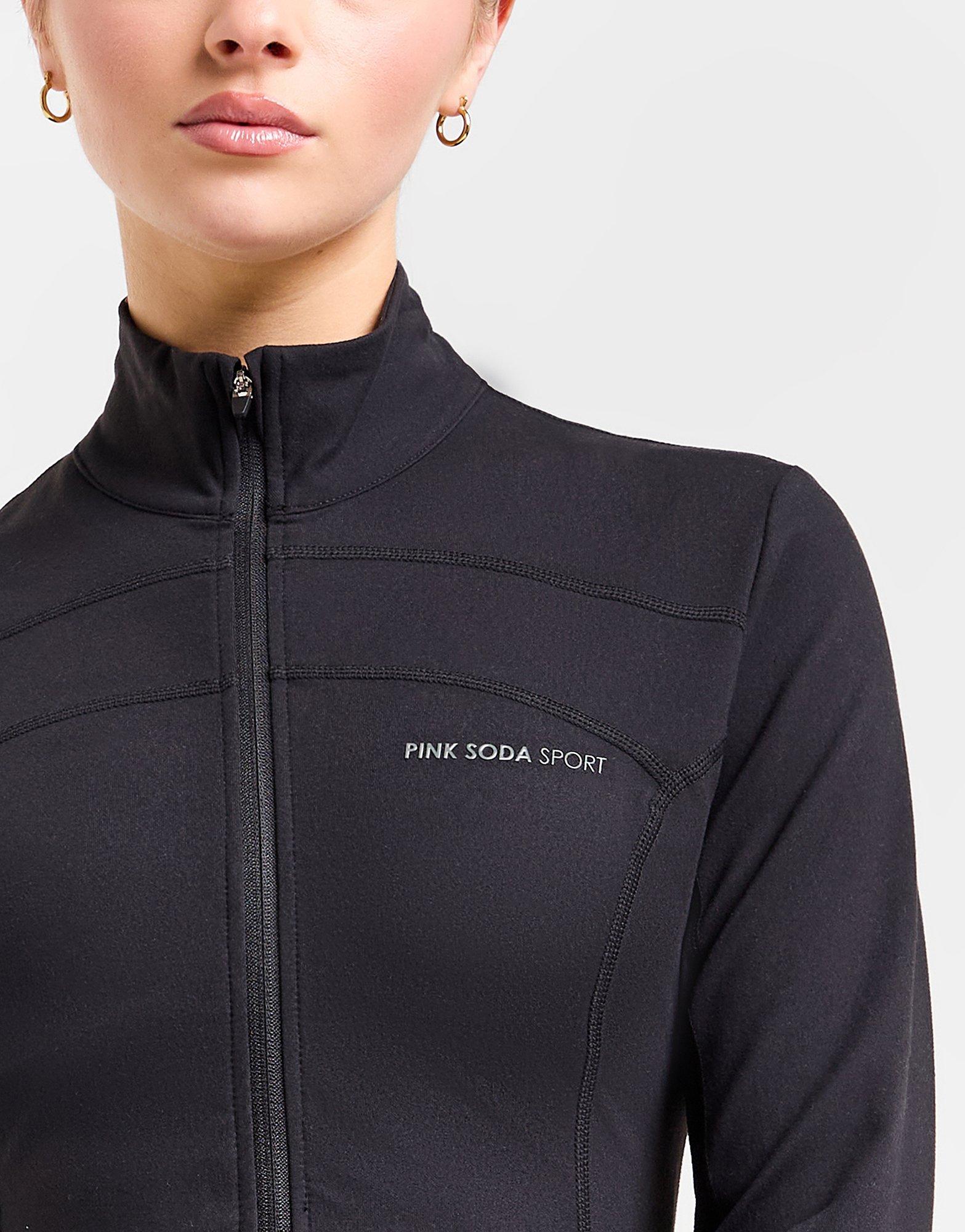 Pink Soda Sport Strike Full Zip Track Top