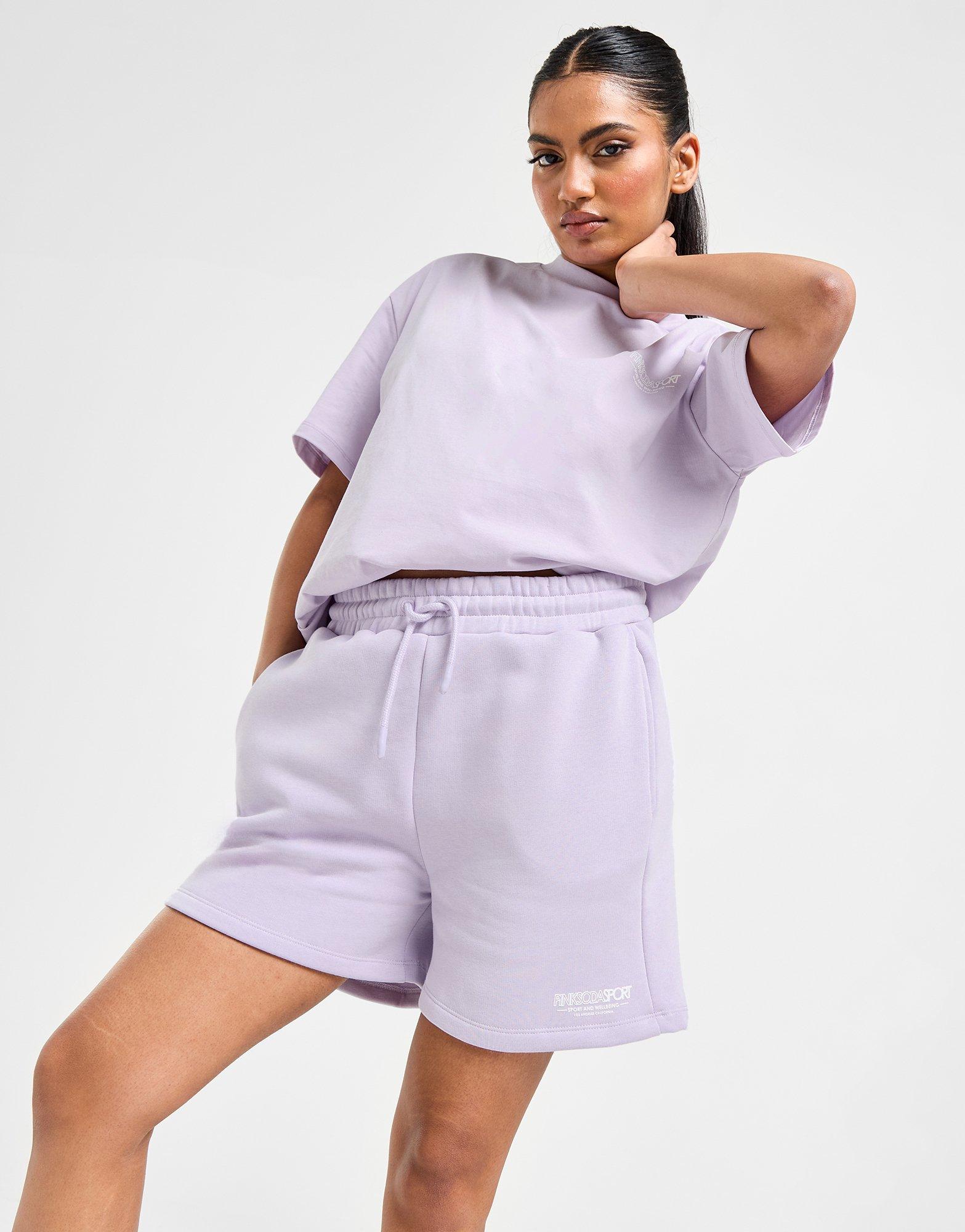 Purple Pink Soda Sport Fuse Fleece Shorts - JD Sports