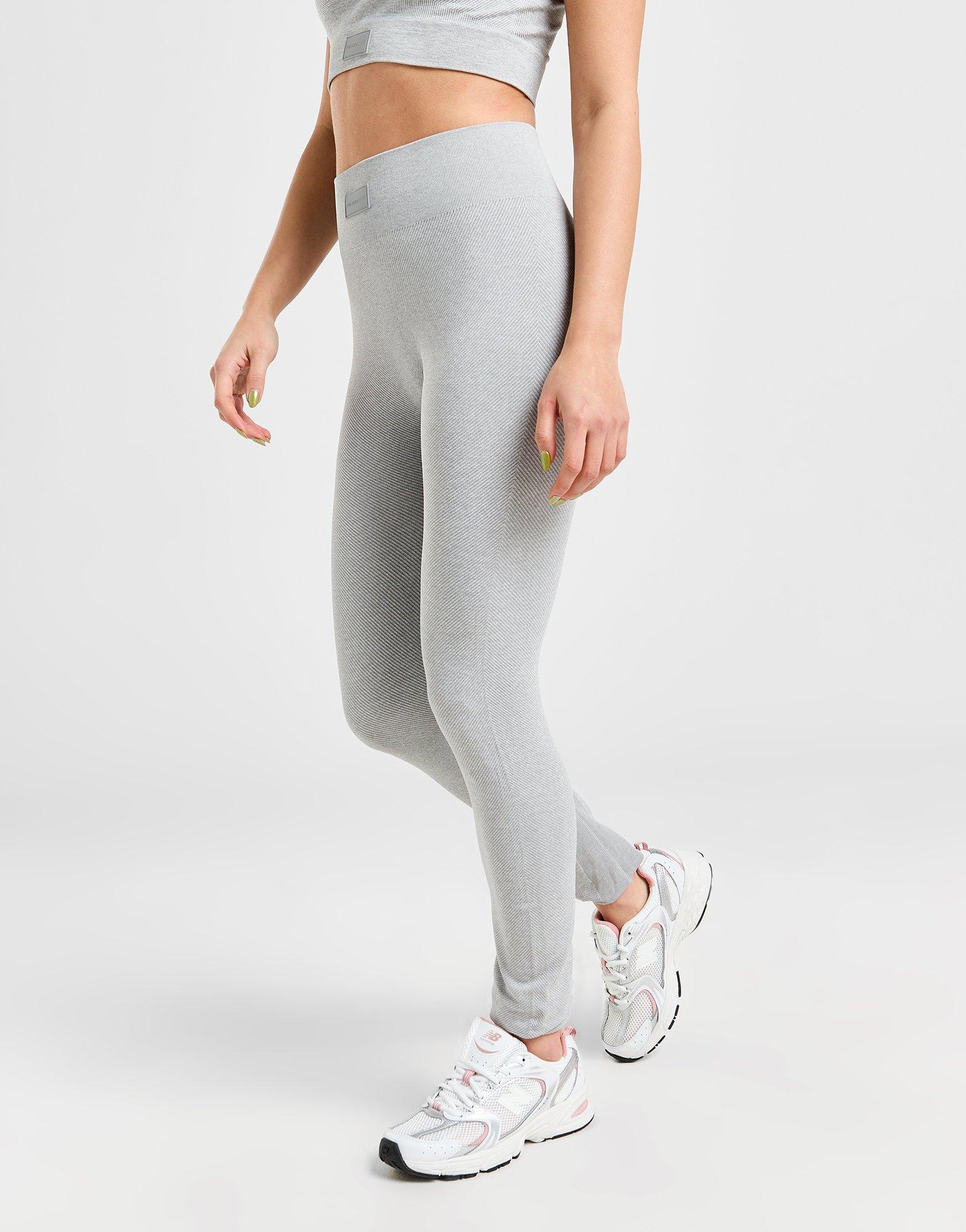 Grey Pink Soda Sport Focus Seamless Tights - JD Sports Global