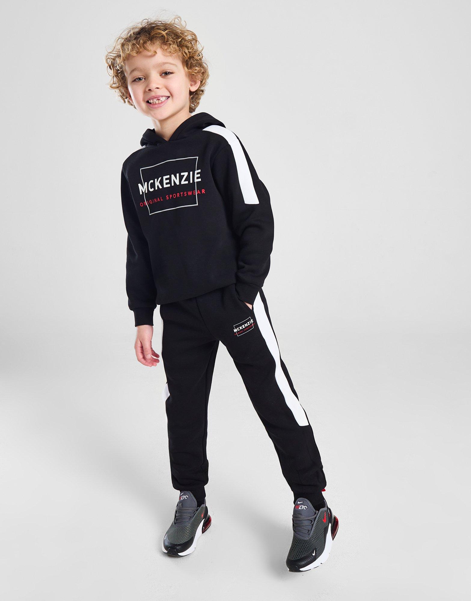 McKenzie Carbon Fleece Hooded Tracksuit Children