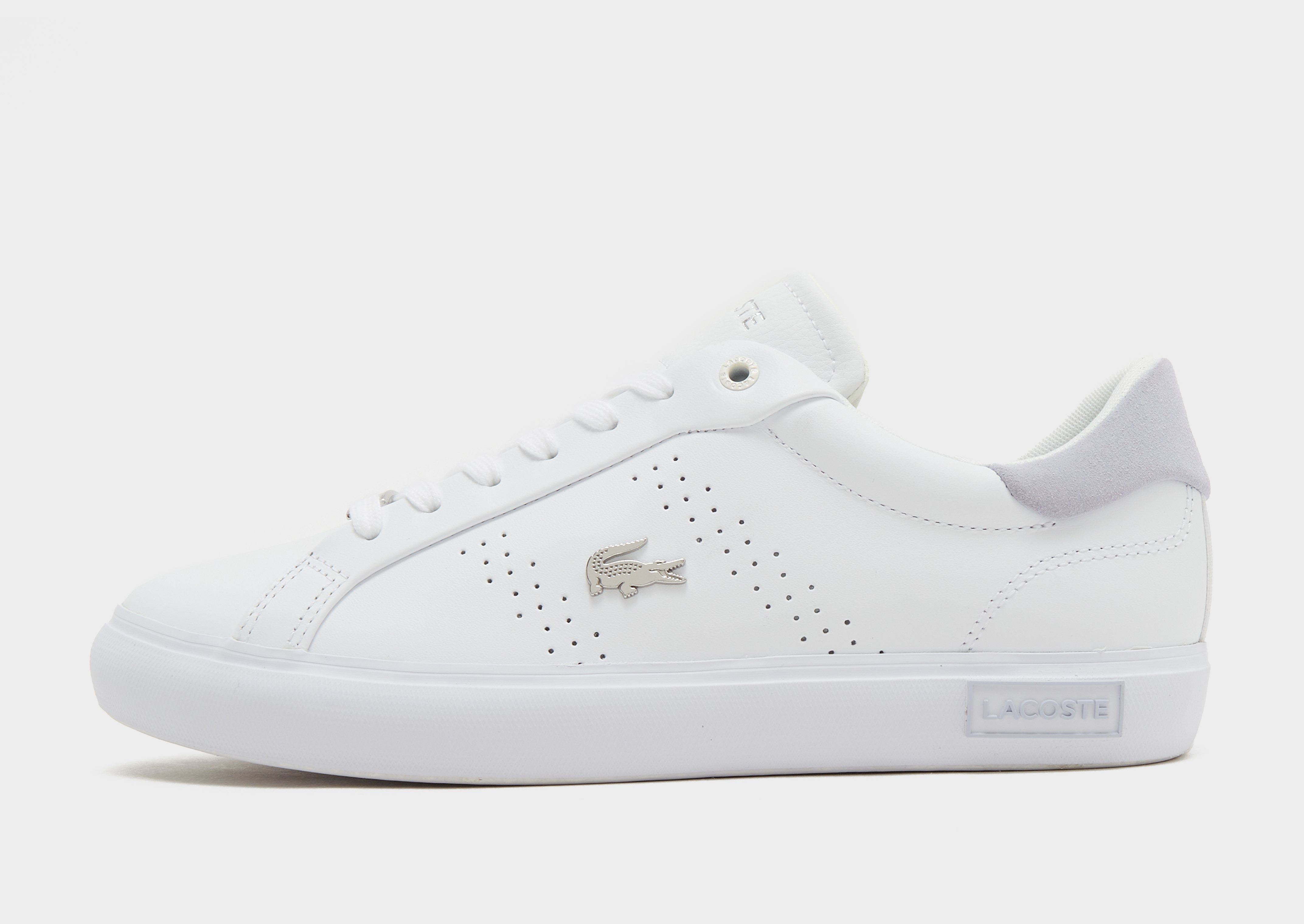 White Lacoste Powercourt Women's | JD Sports UK