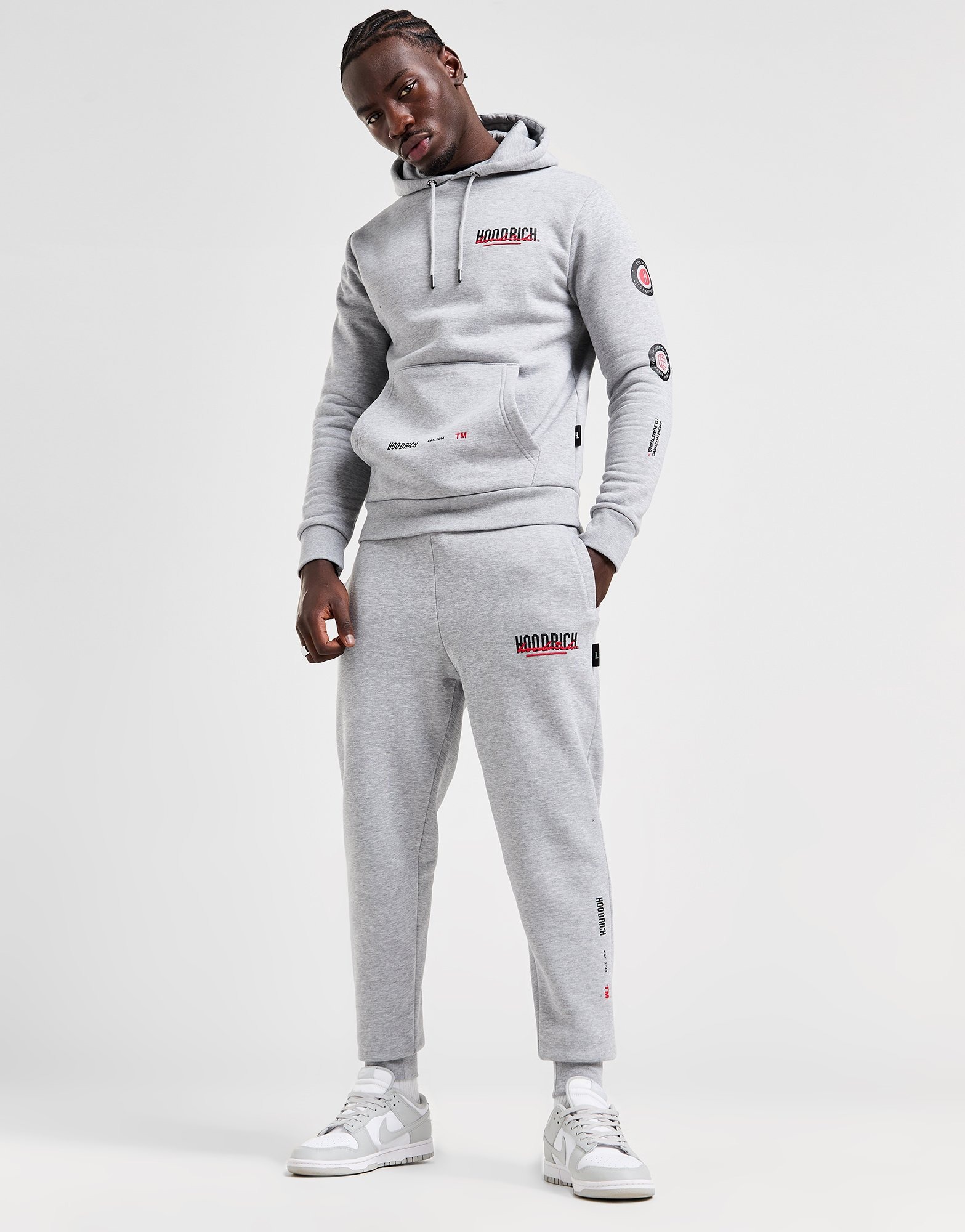 Grey Hoodrich Fusion Joggers JD Sports