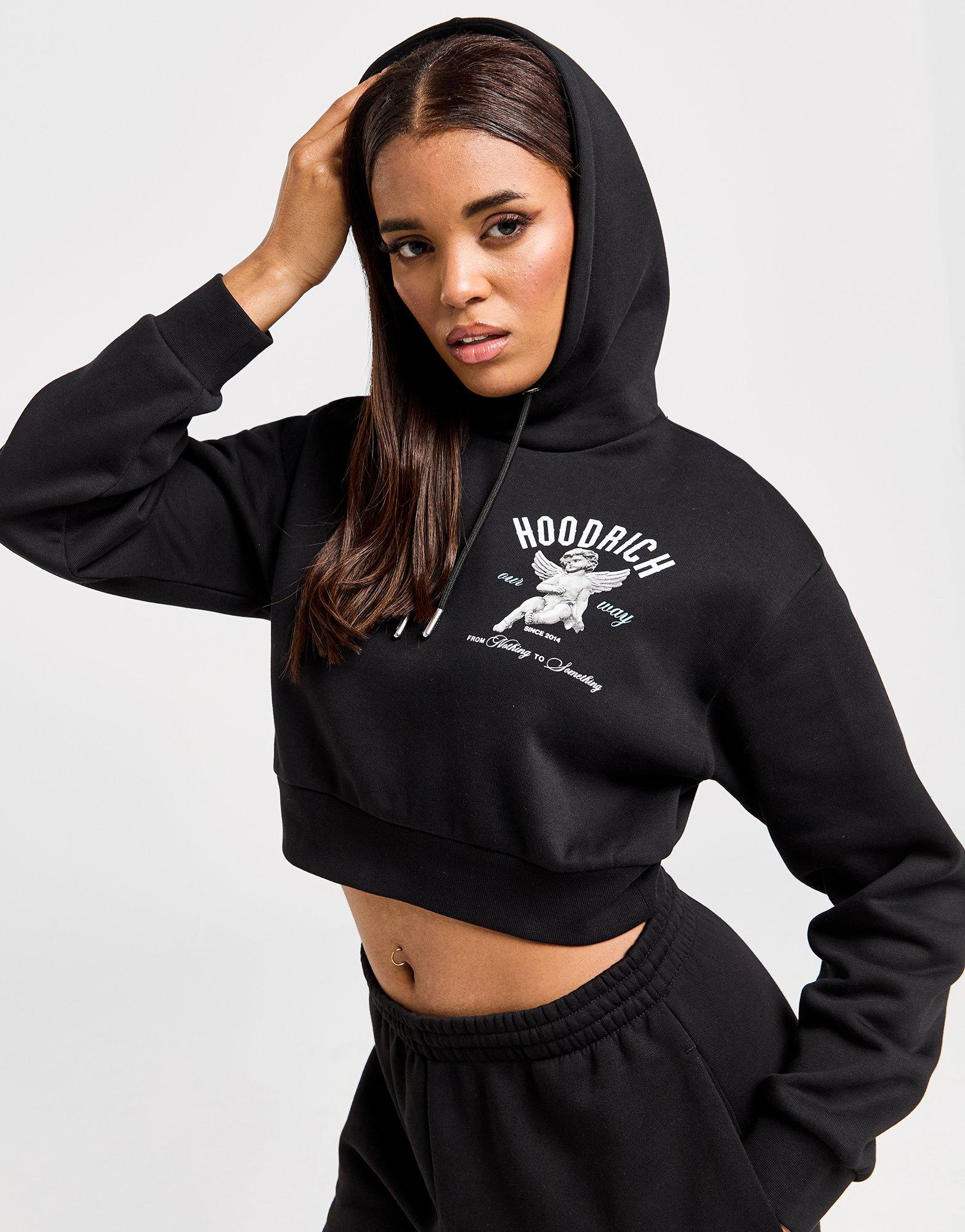 Ellesse crop best sale pocket hoodie damen