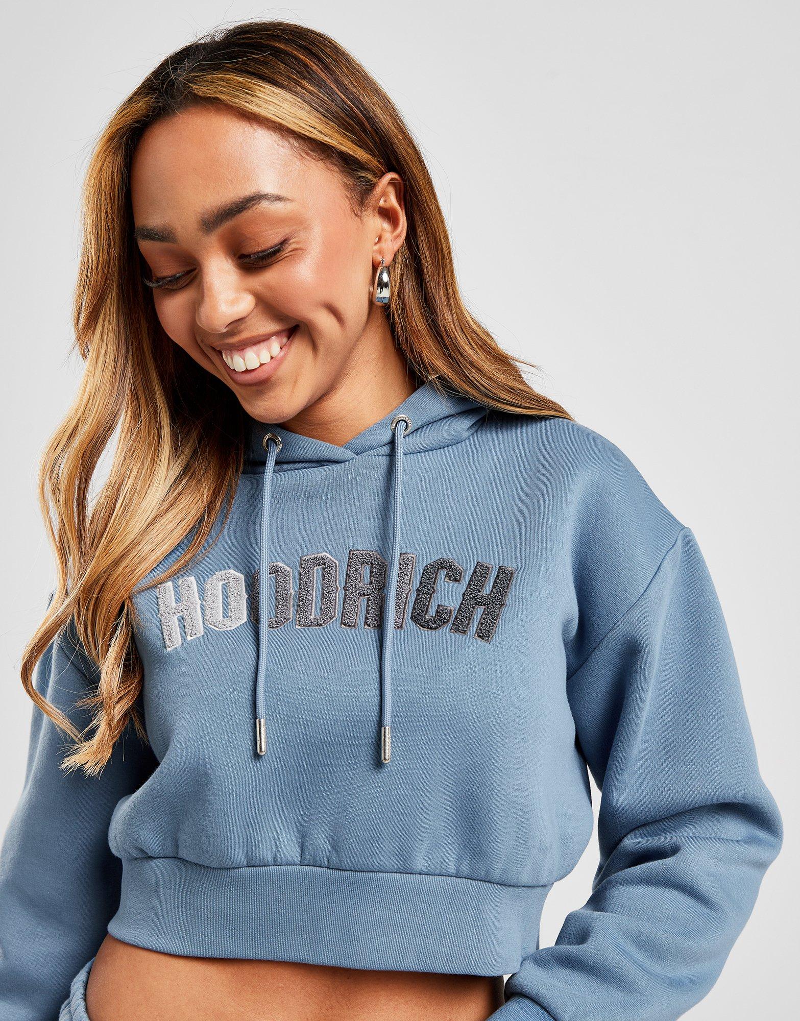 Hoodrich Felpa con Cappuccio Crop Kraze