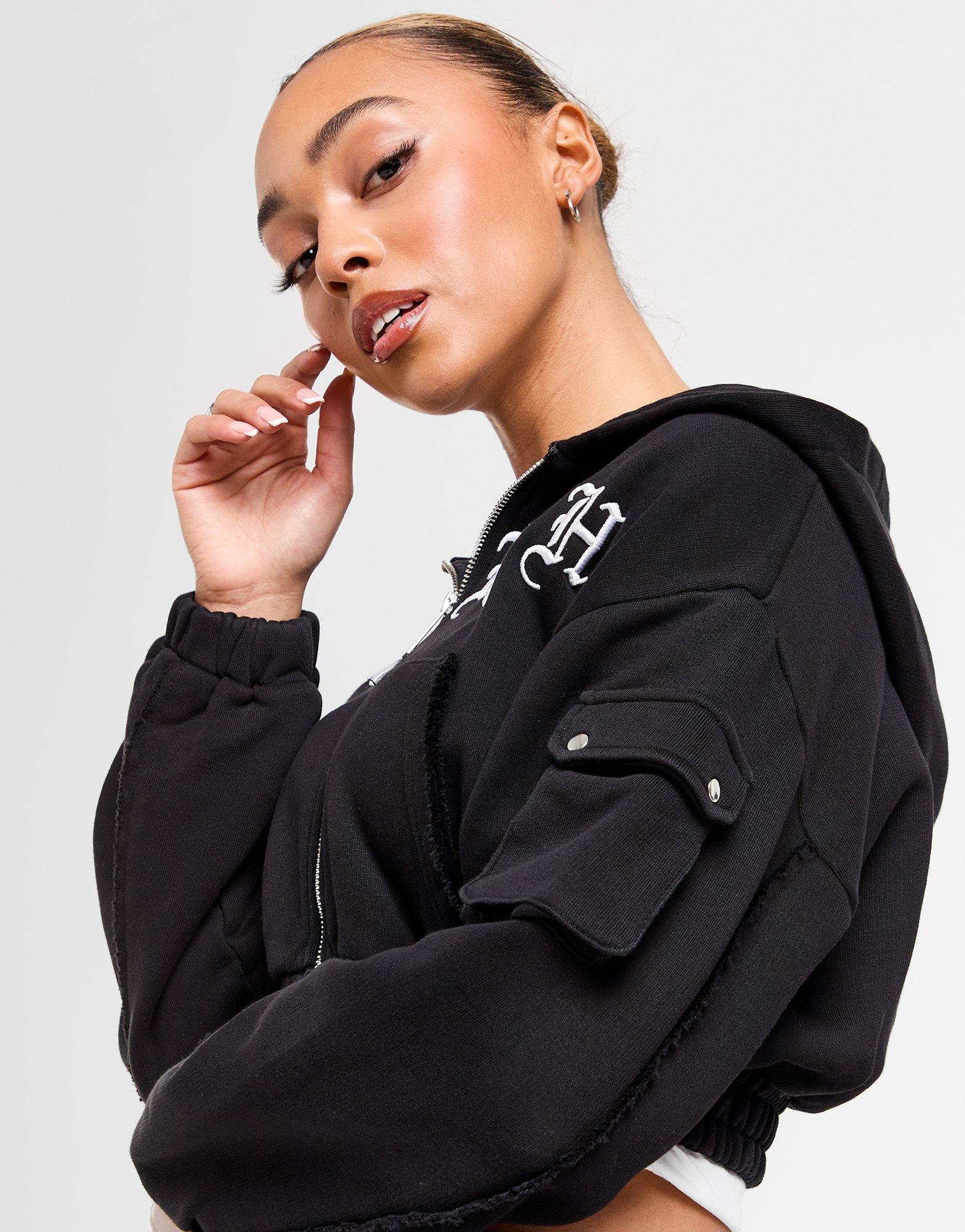 Hoodrich Dusk Full-Zip Crop Hoodie