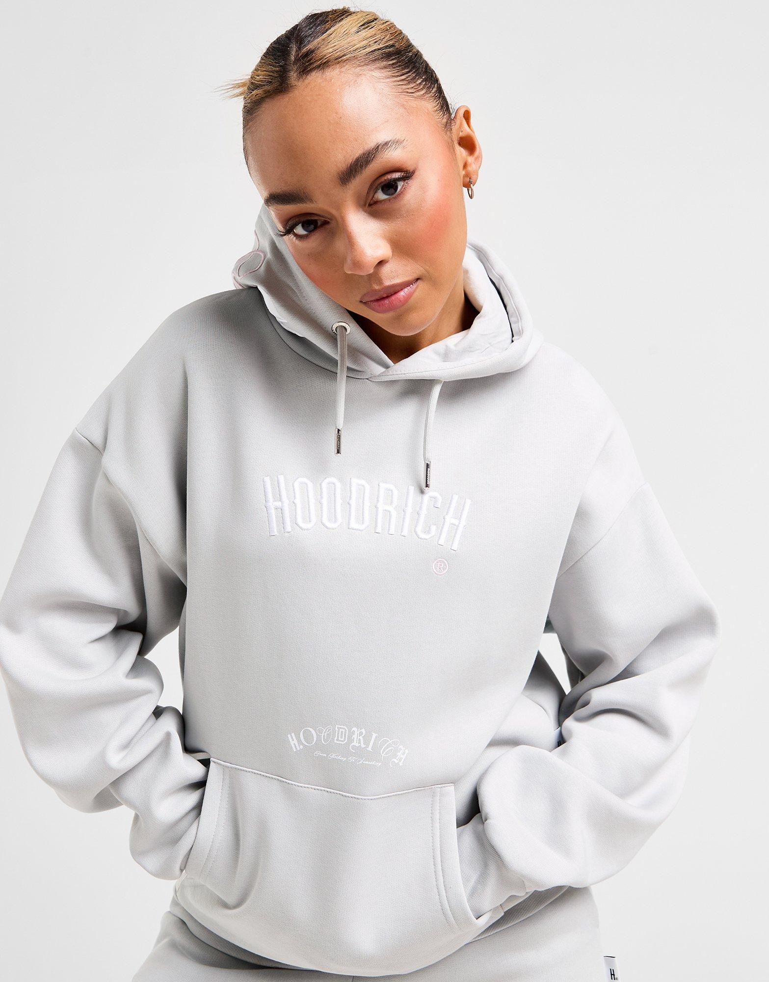 Grey Hoodrich Calor Boyfriend Hoodie - JD Sports