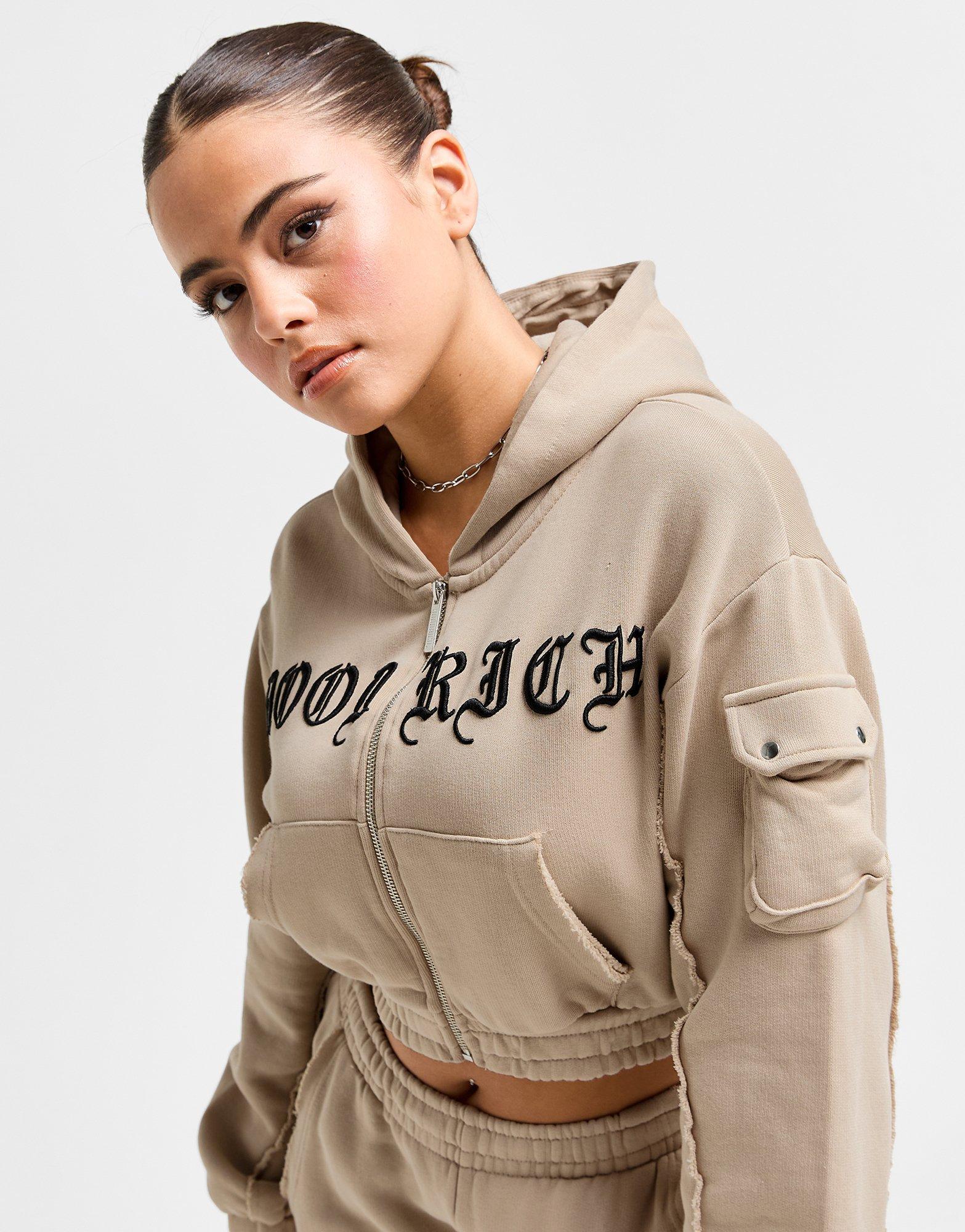 Hoodrich Dusk Full-Zip Crop Hoodie