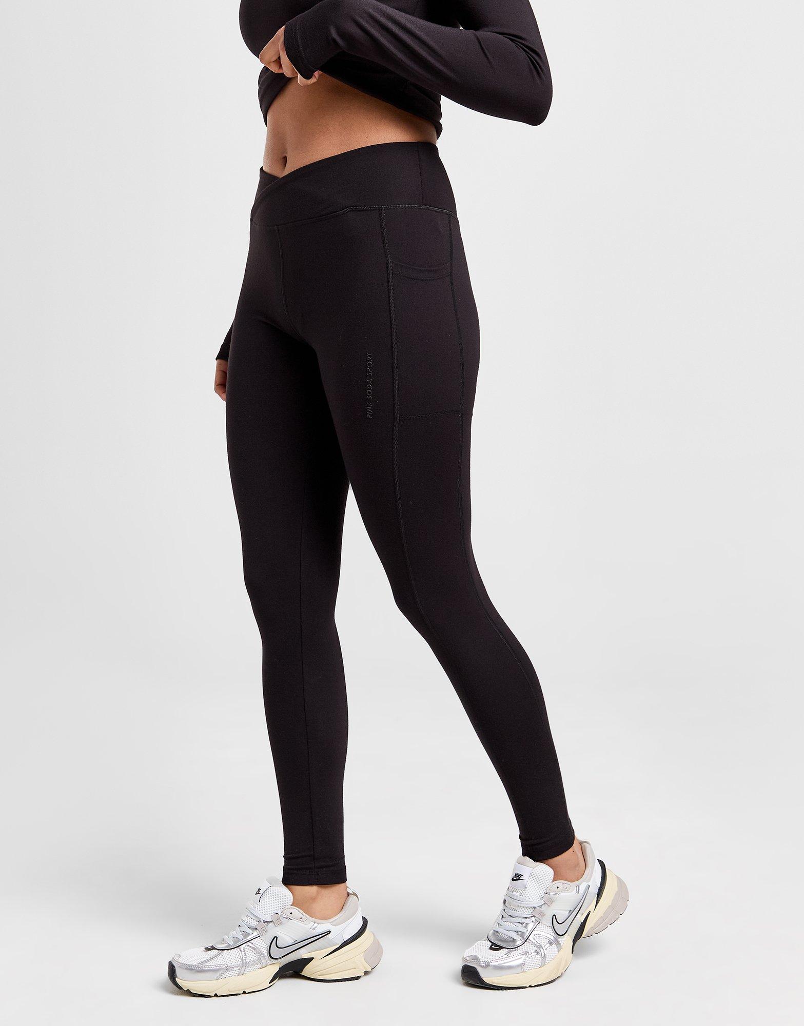 Pink Soda Sport Leggins Reign em Preto