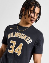 Nike T-shirt NBA Milwaukee Bucks Antetokounmpo #34 Homme