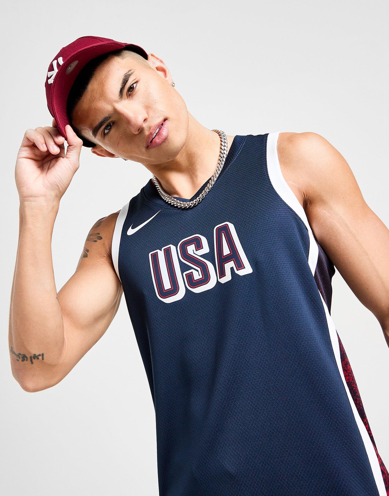 Blue Nike Team USA 2024 Road Jersey JD Sports UK