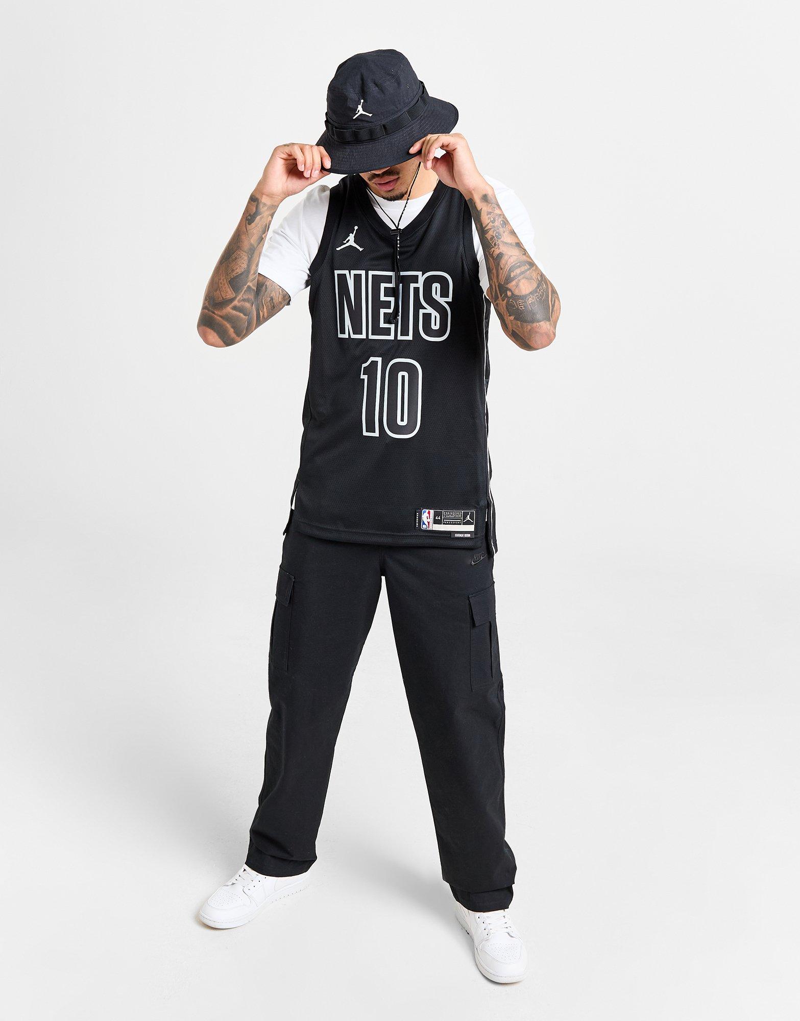 Black Jordan NBA Brooklyn Nets Simmons #10 Jersey | JD Sports UK