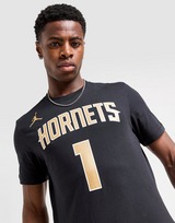Jordan T-shirt NBA Charlotte Hornets Ball #1 Homme