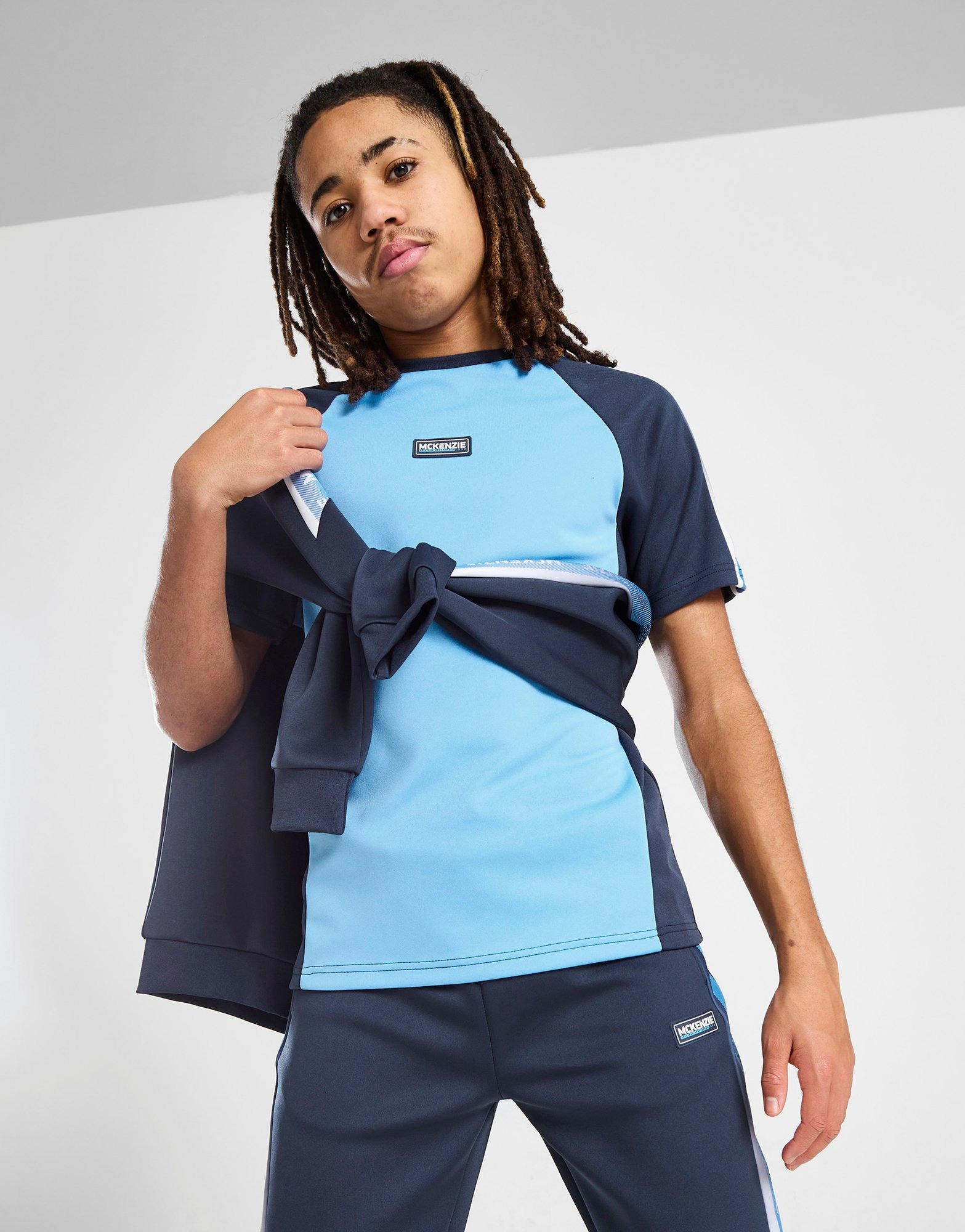 Blue McKenzie Glint Poly TShirt Junior JD Sports