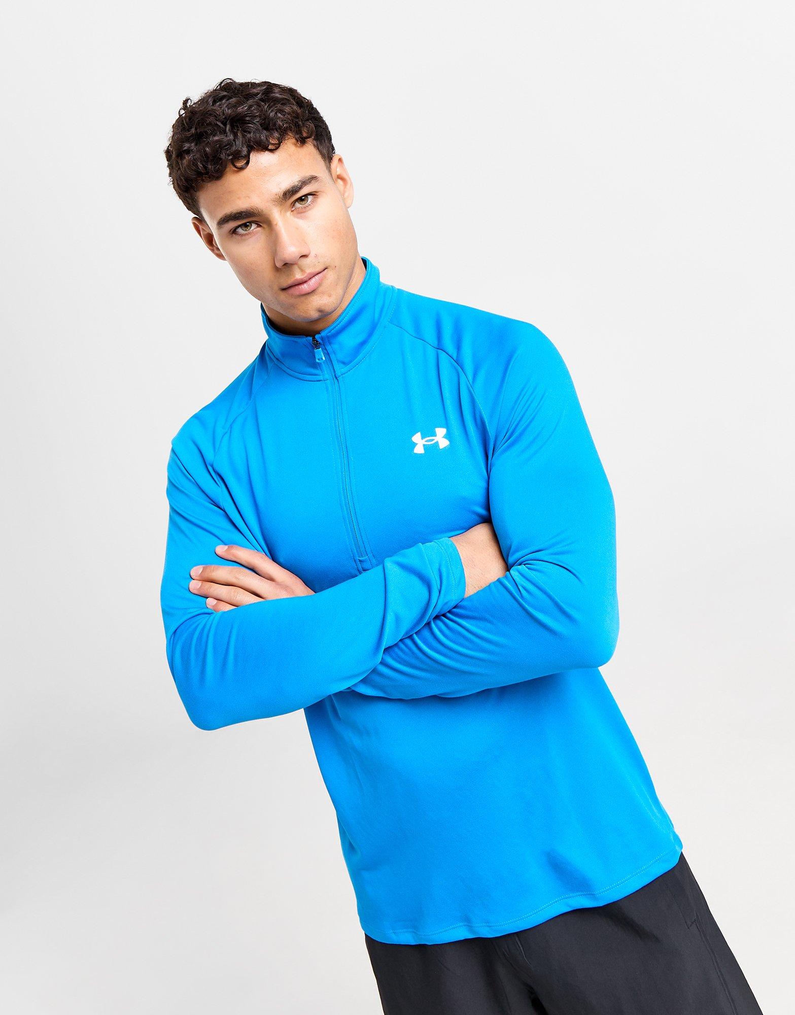 Blue Under Armour Tech 1/4 Zip Top - JD Sports Global Blue Under Armour Tech 1/4 Zip Top - JD Sports Global