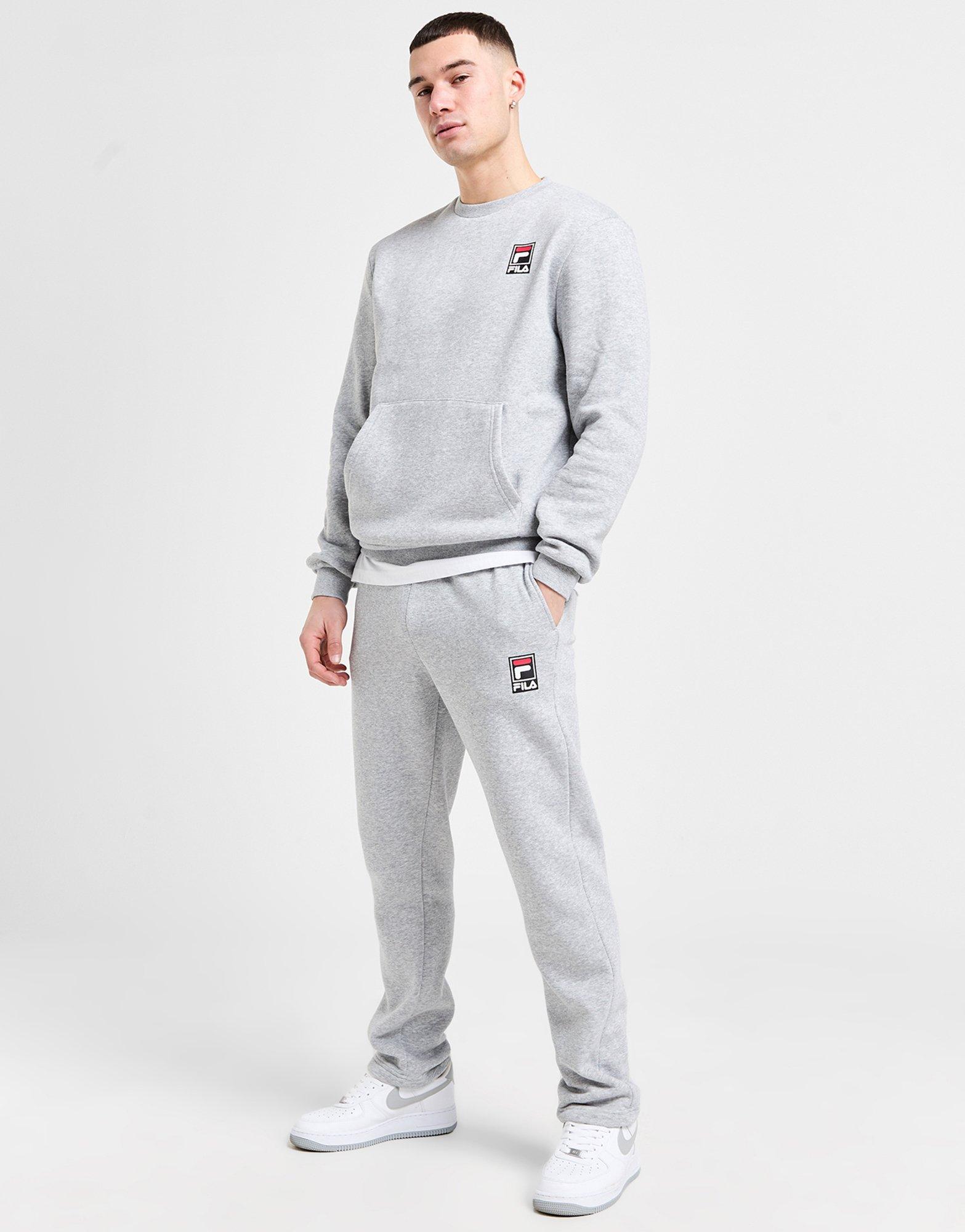 grey fila joggers