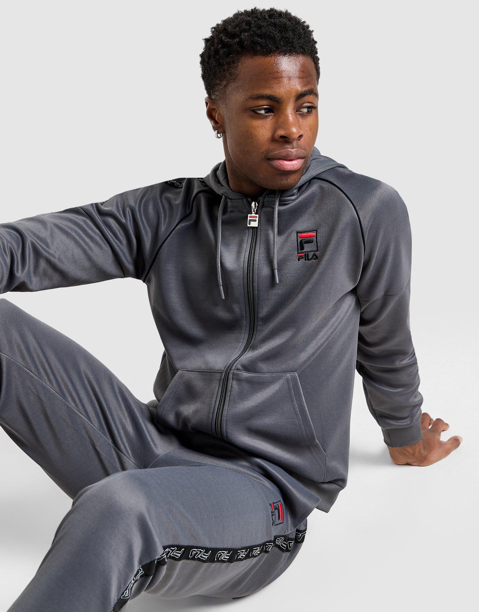 Fila tracksuit hot sale mens grey