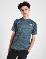 The North Face Camiseta Reaxion All Over Print júnior