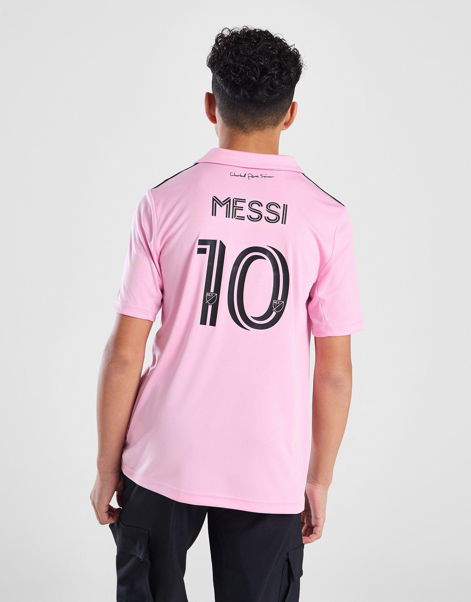 Maillot Domicile Inter Miami CF 24/25 Messi Enfants - Rose adidas