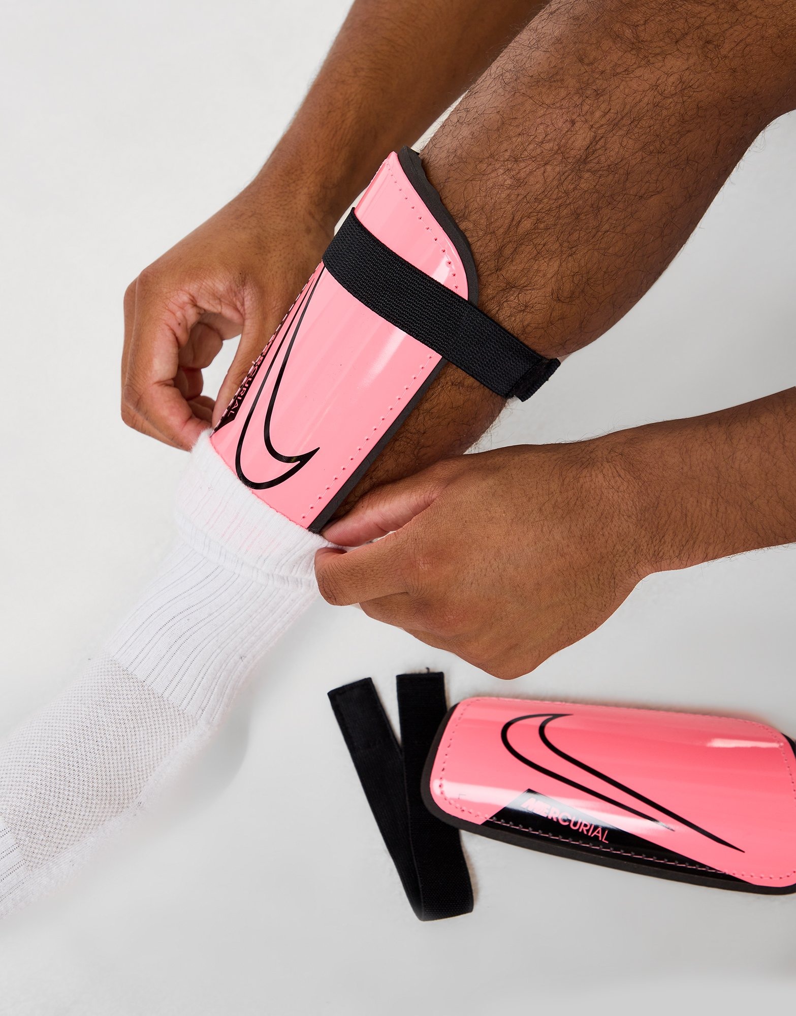 Pink Nike Mercurial Hardshell Shin Guards JD Sports Global