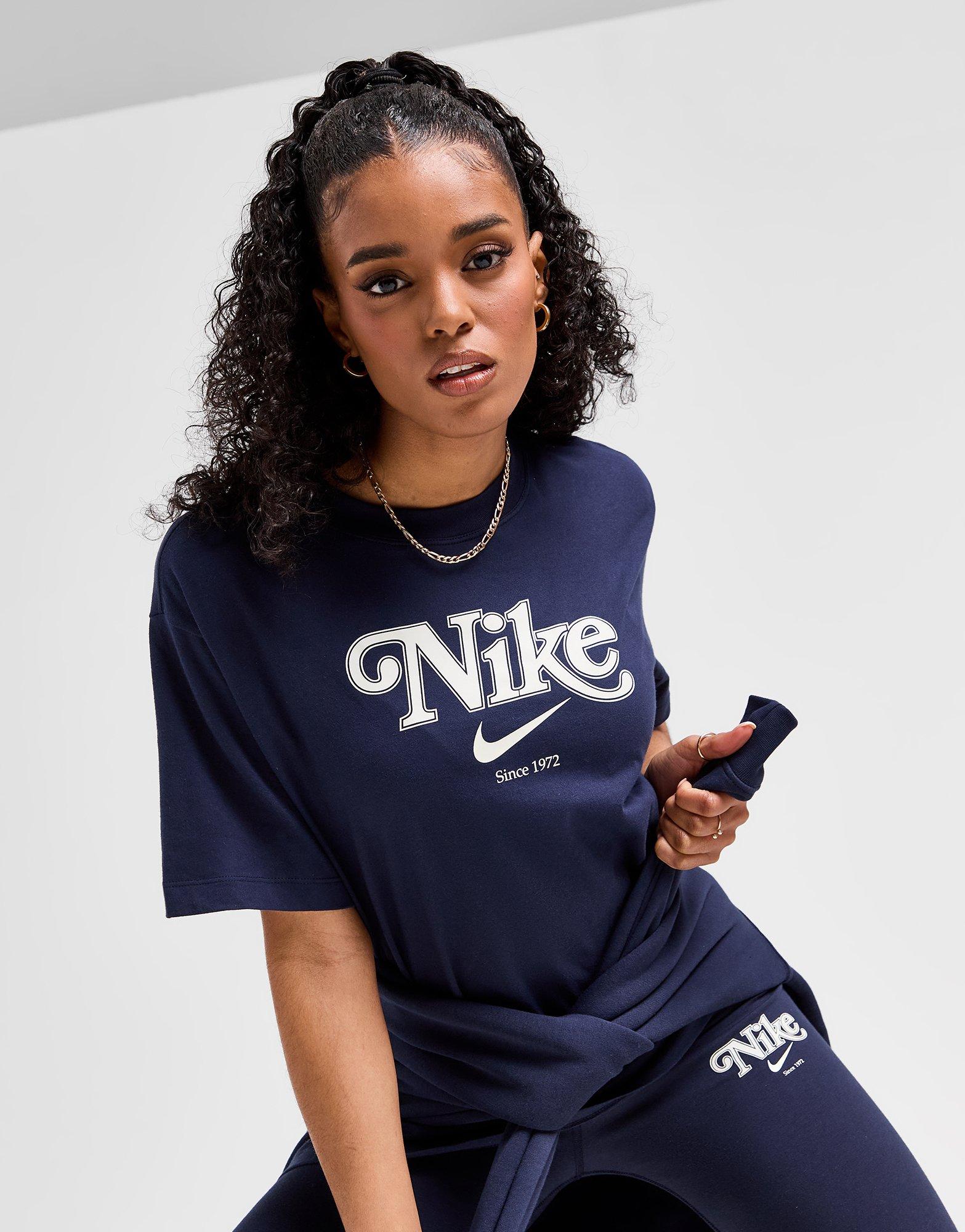 Nike T shirt Energy Boyfriend Femme Blauw JD Sports France