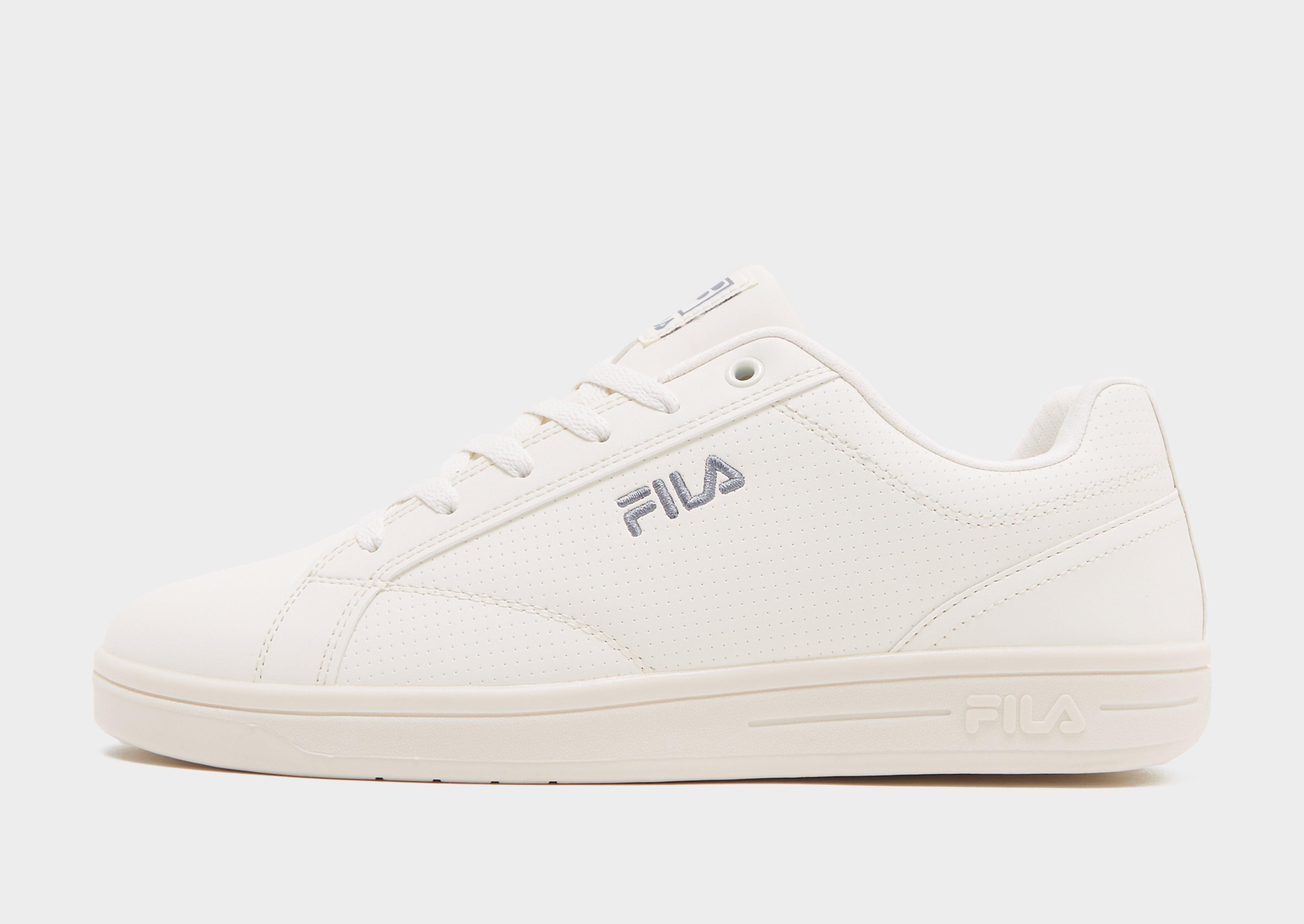 Fila mens white trainers on sale