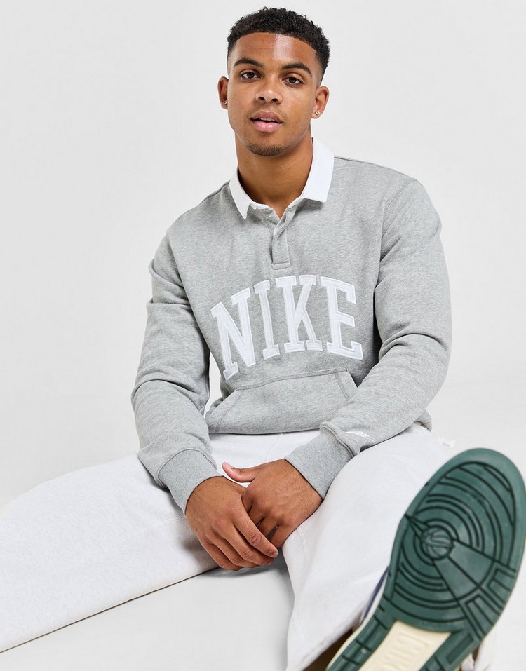 Nike Club Fleece Long Sleeve Polo Shirt