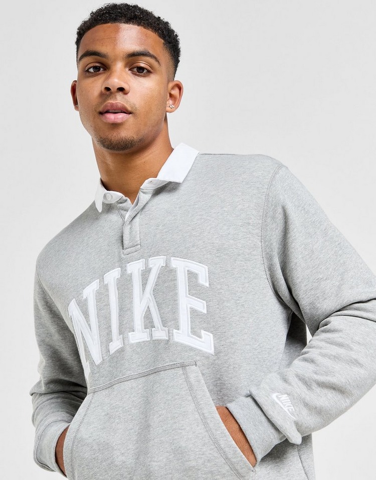 Nike Club Fleece Long Sleeve Polo Shirt