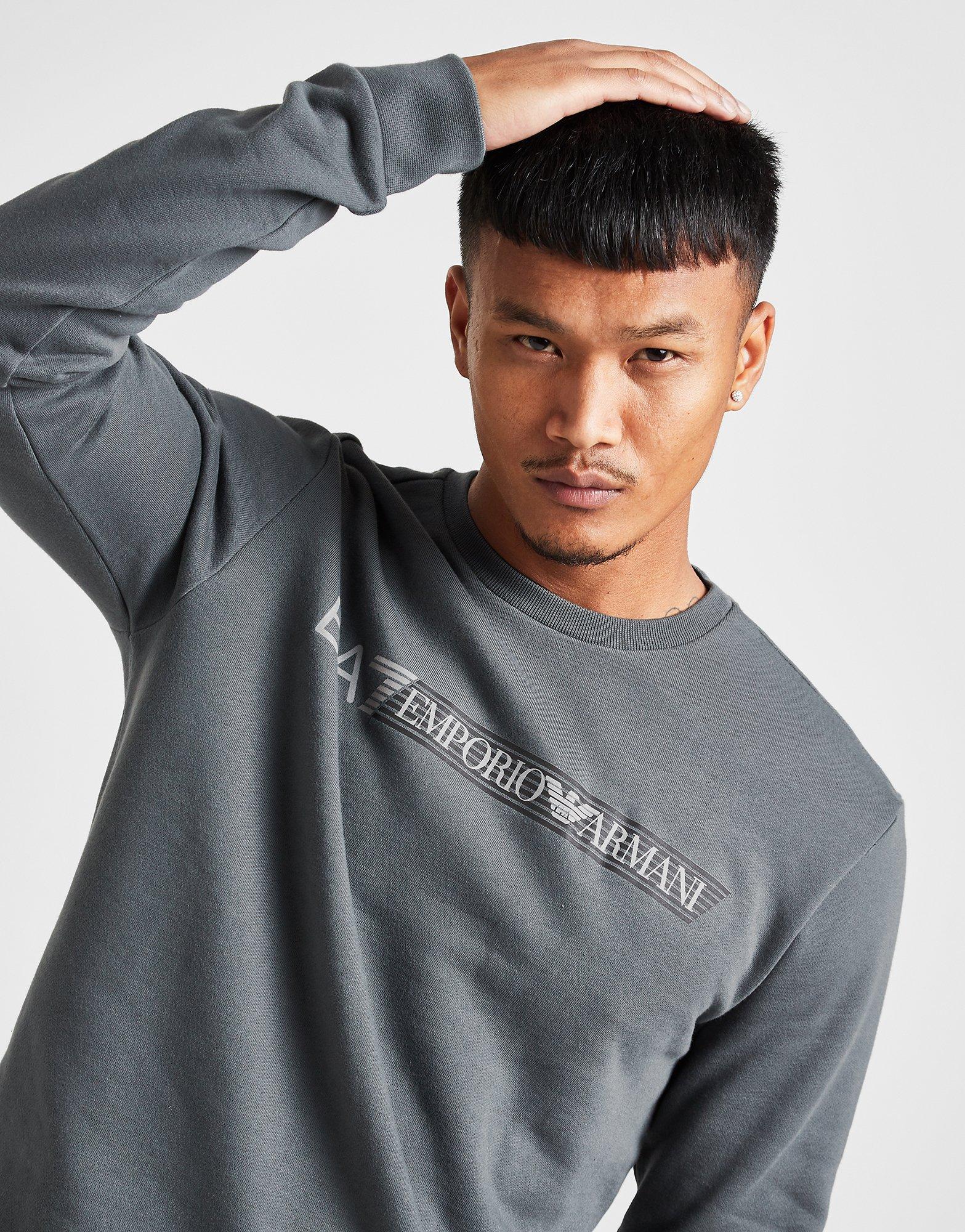 emporio armani grey sweatshirt