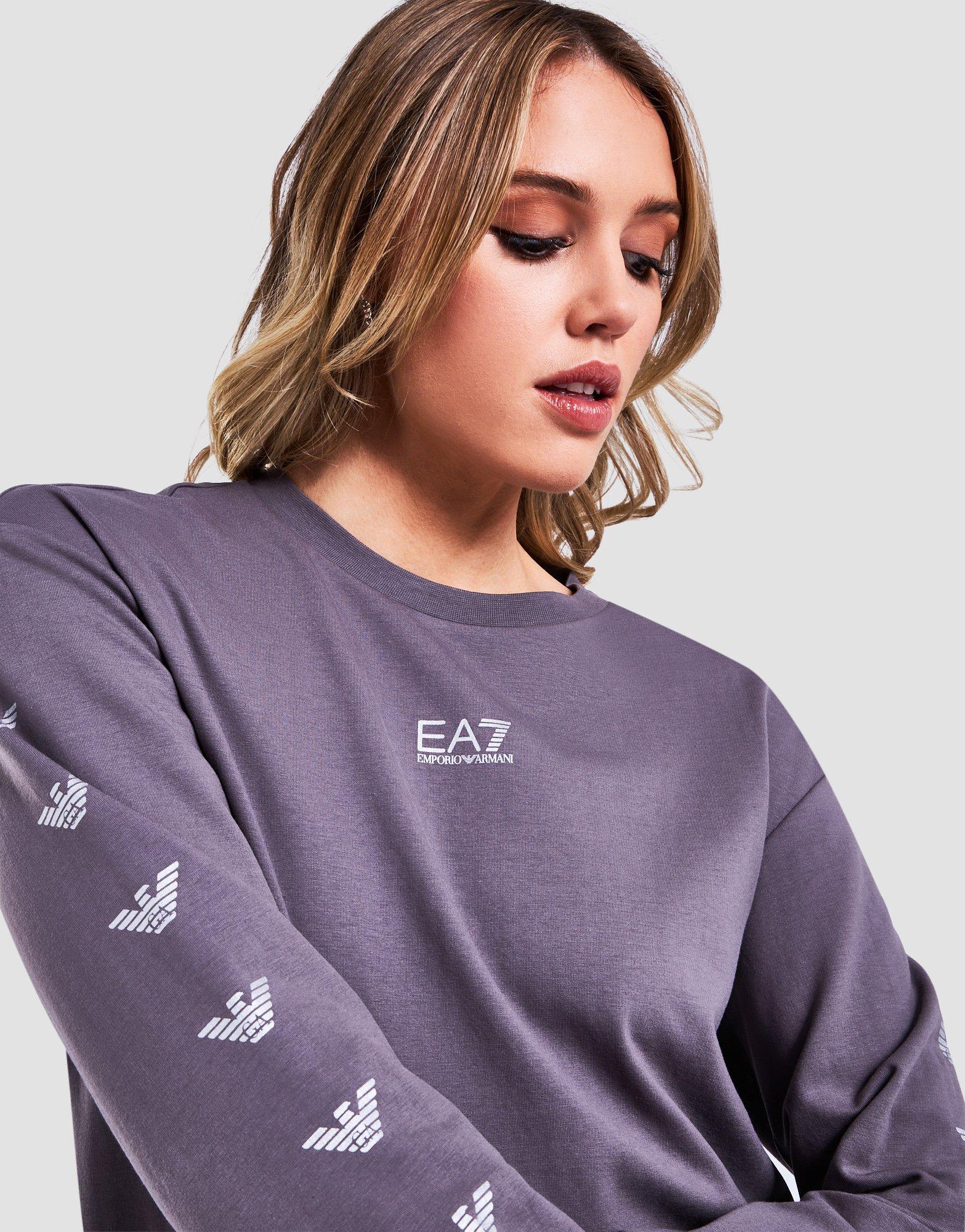 Grey hot sale ea7 sweatshirt