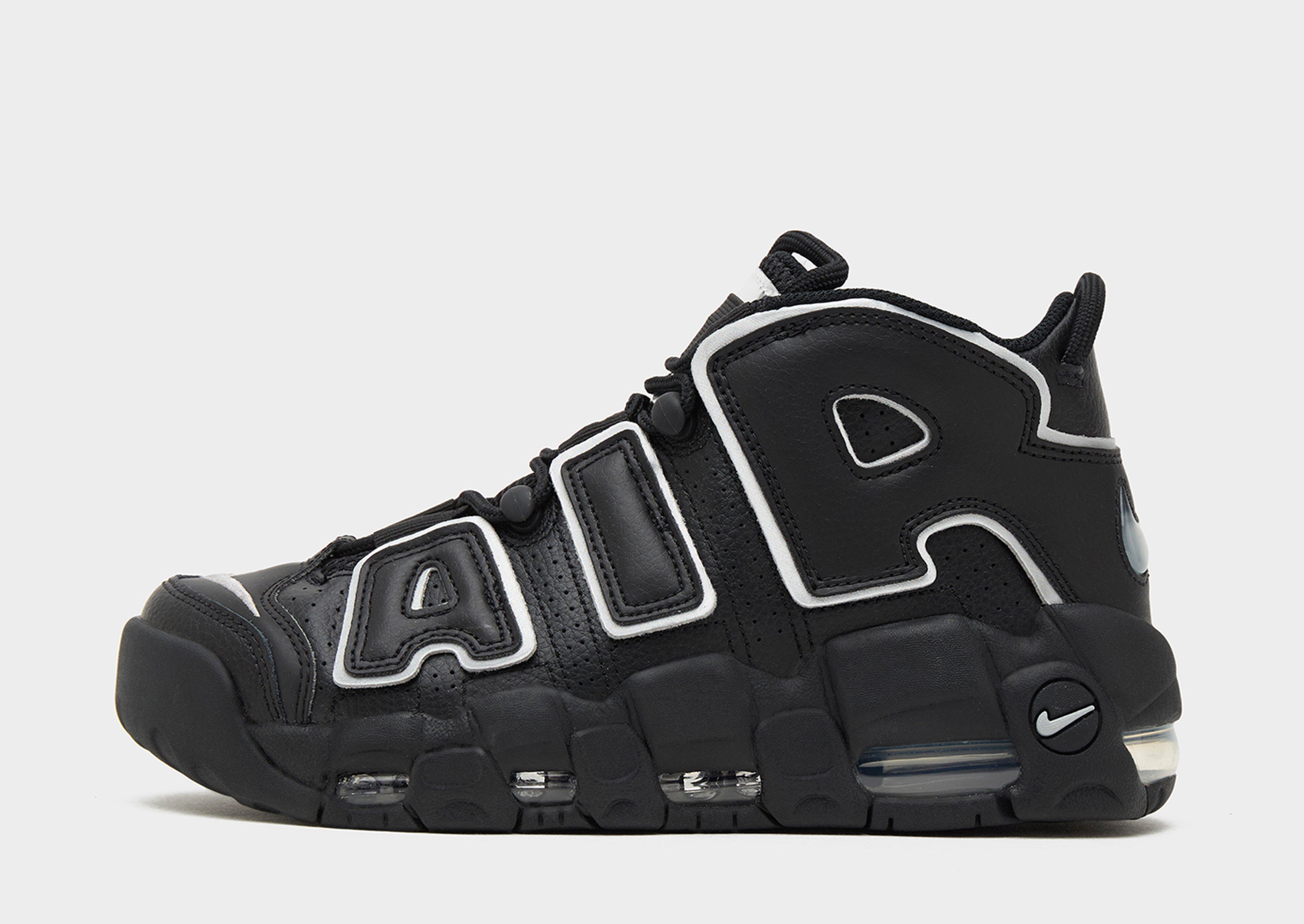 Nike Air More Uptempo Donna in Nero JD Sports