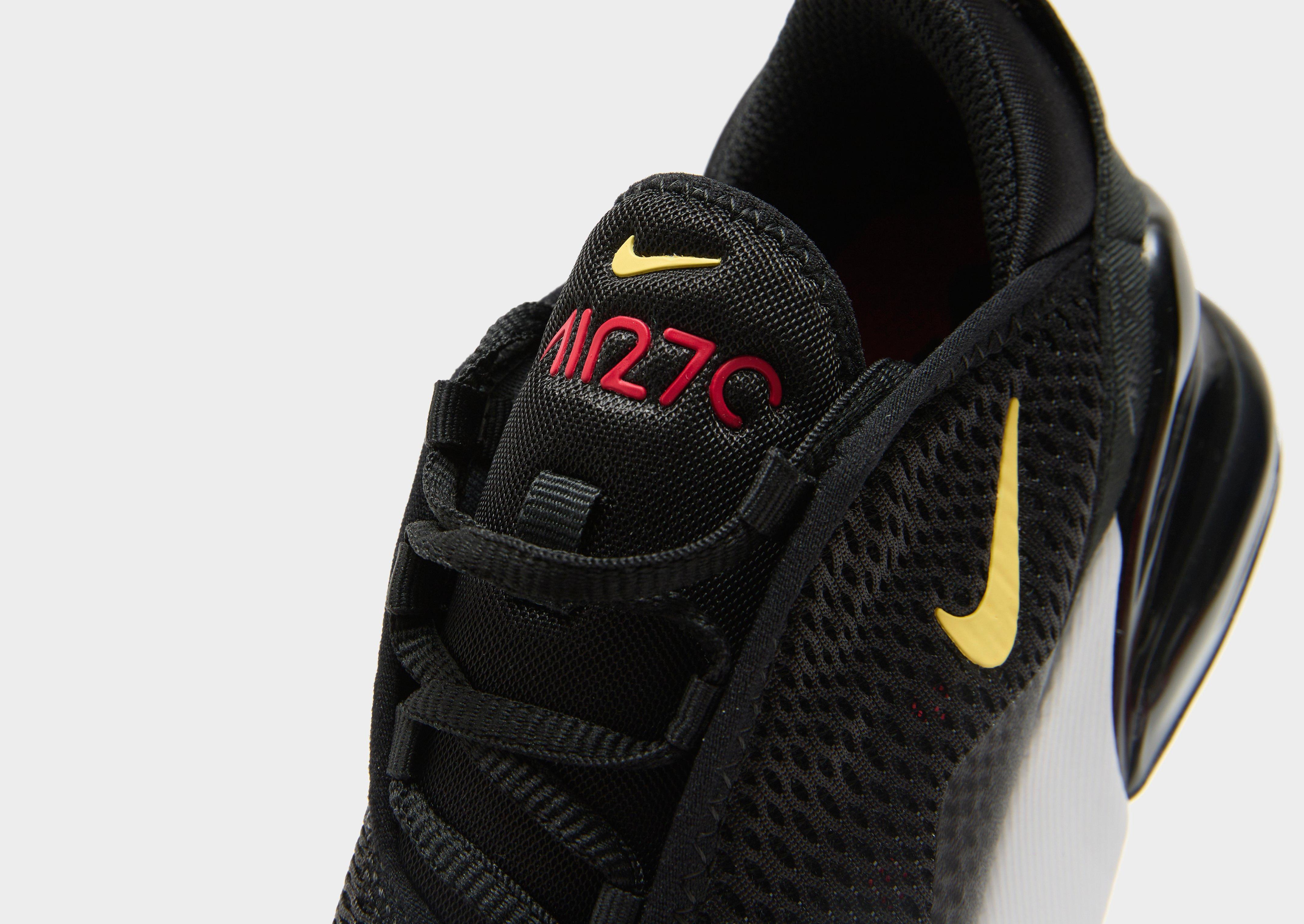 Nike air max 270 junior black and gold best sale