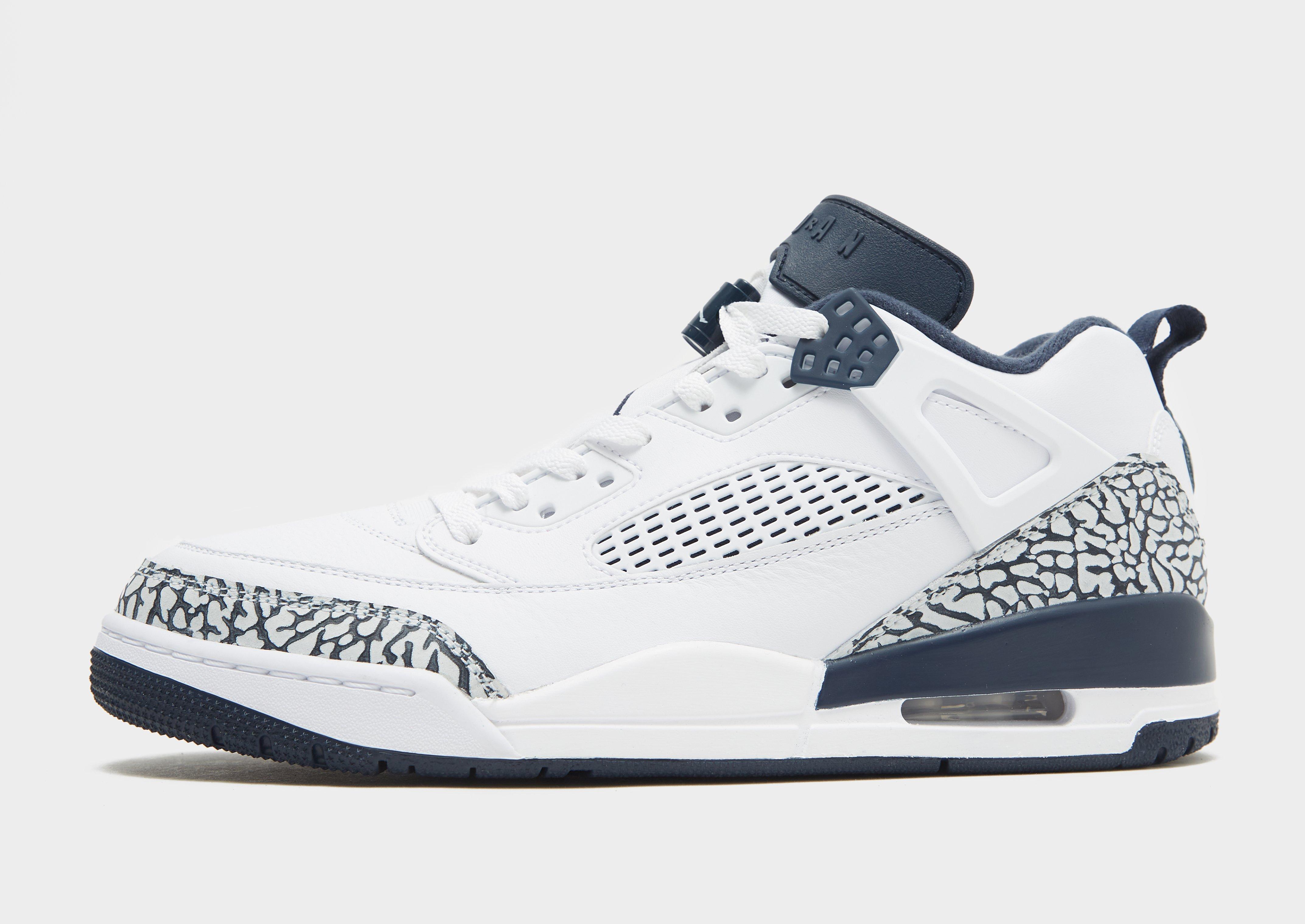 White Jordan Spizike Low | JD Sports UK