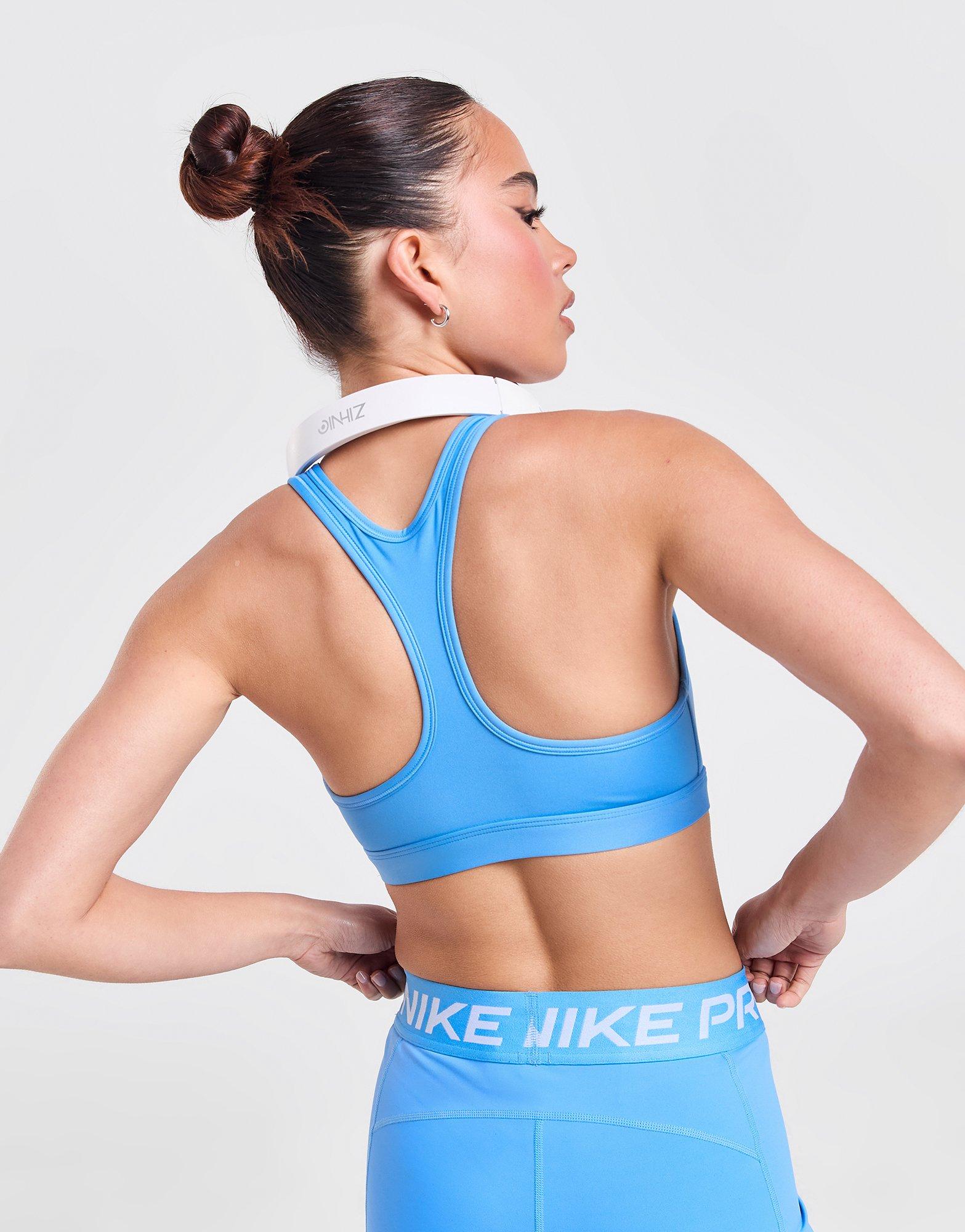 Baby blue nike sports bra on sale