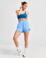 Nike 2-in-1-shorts met halfhoge taille voor dames (8 cm) Dri-FIT One