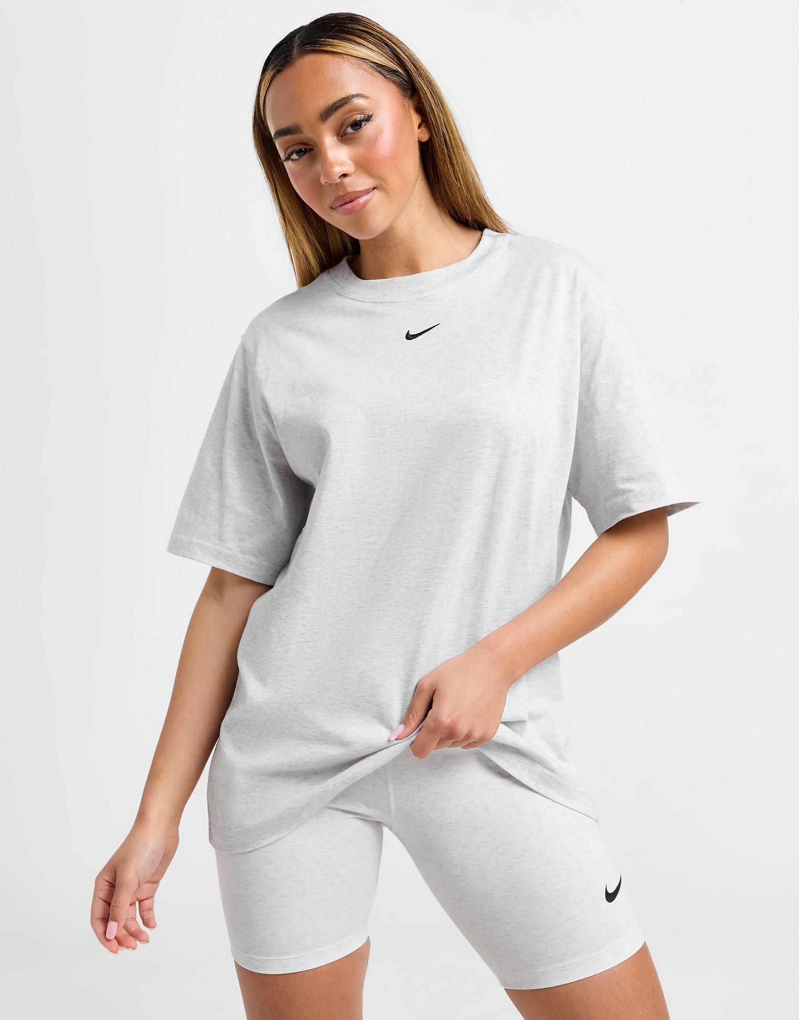 Grey Nike Essential Boyfriend TShirt JD Sports UK