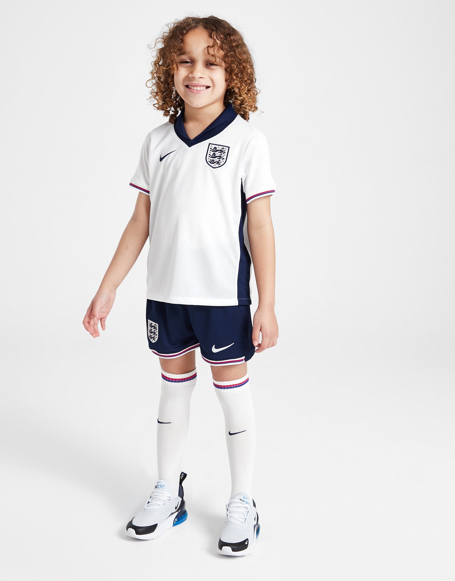 White Nike England 2024 Home Kit Children | JD Sports UK