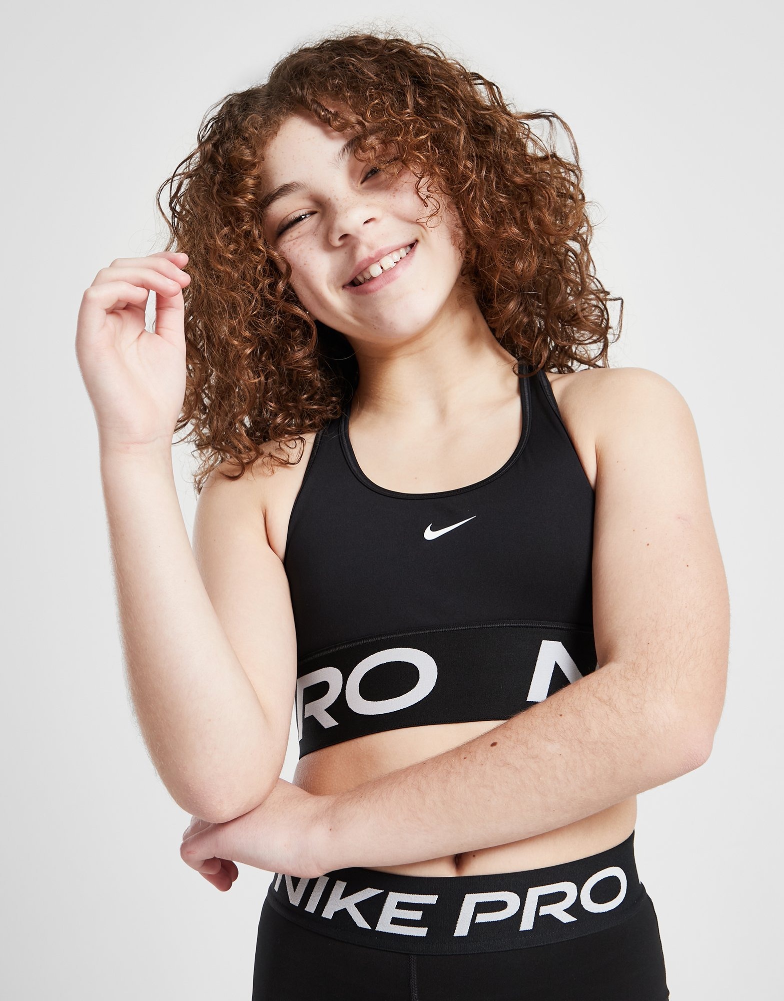 Nike Brassiere de Sport Fitness Pro Junior Noir JD Sports France