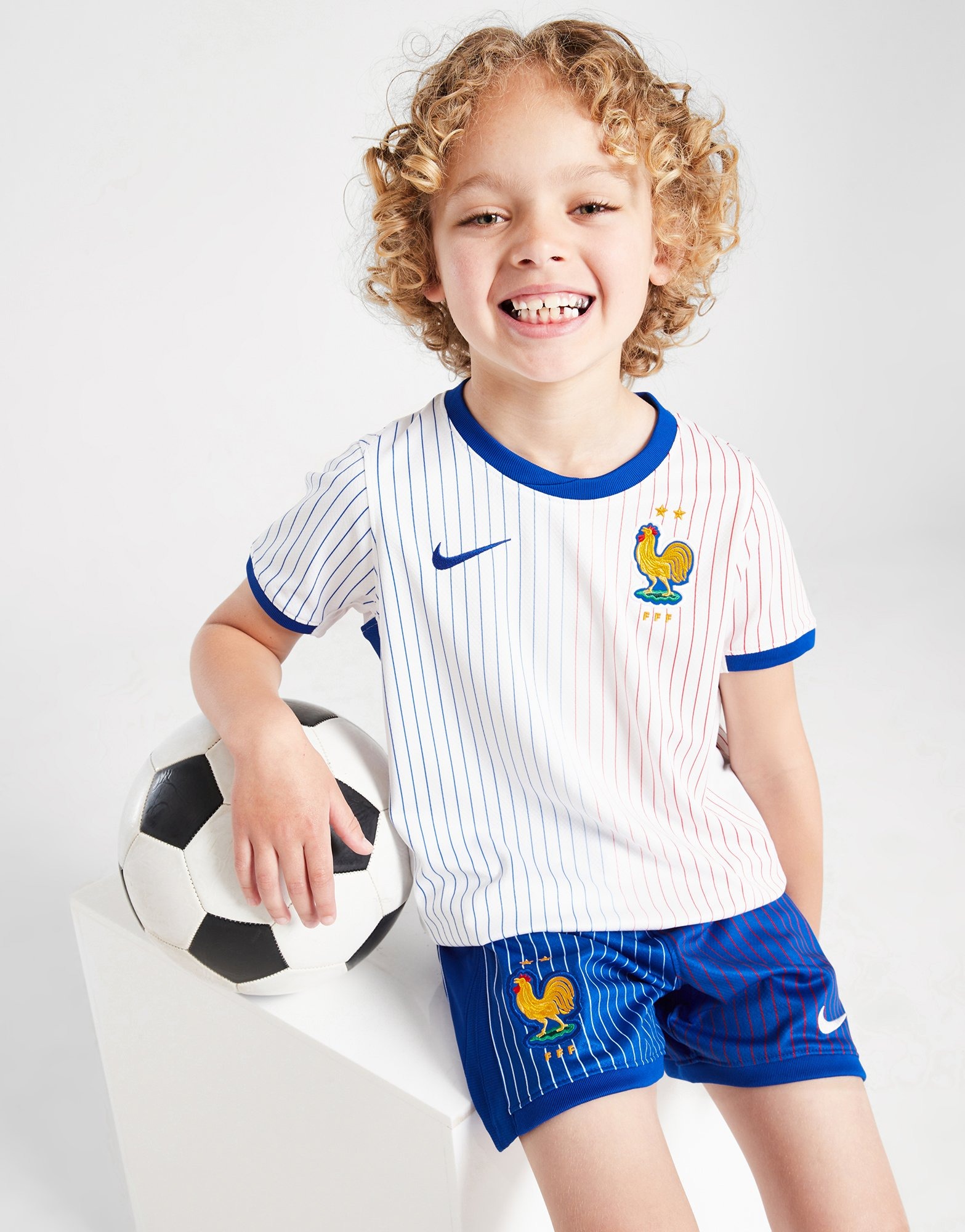 Nike Kit Match Extérieur France 2024 Enfant Blanc JD Sports France