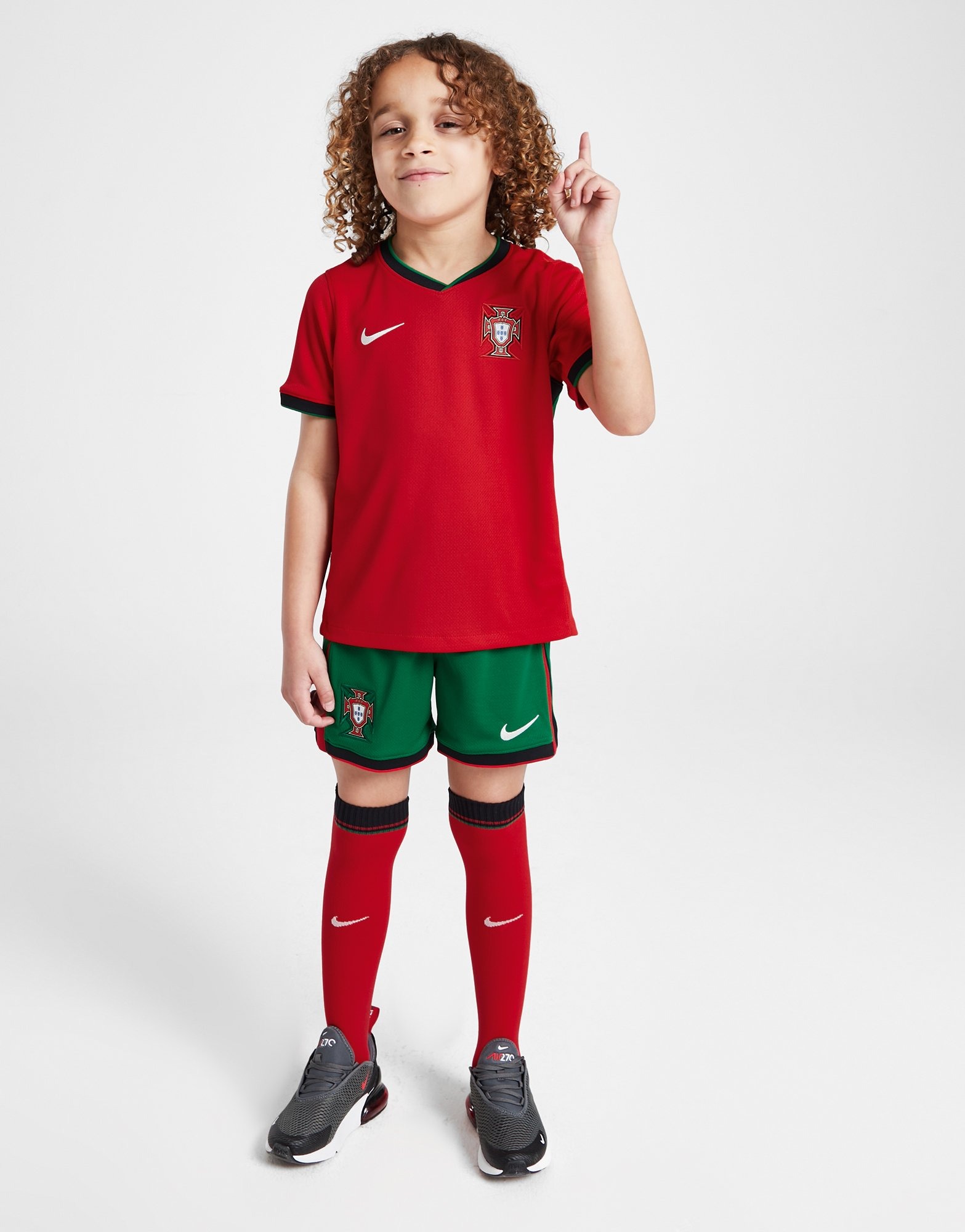 Red Nike Portugal 2024 Home Kit Children | JD Sports Malaysia