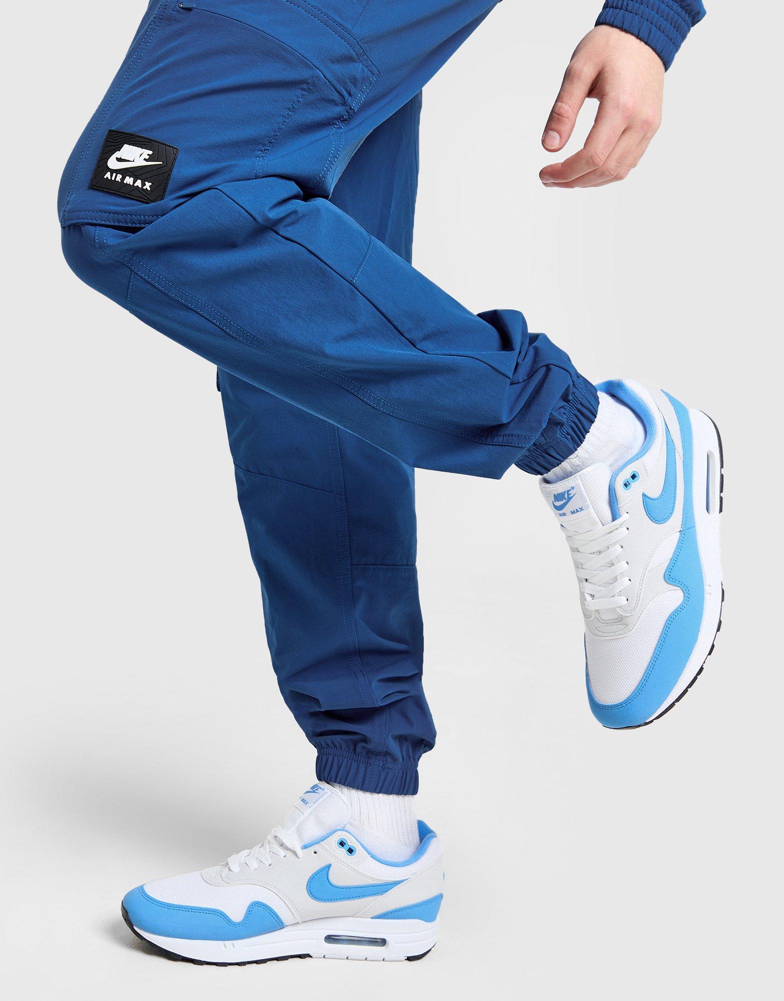 Nike air blue joggers sale