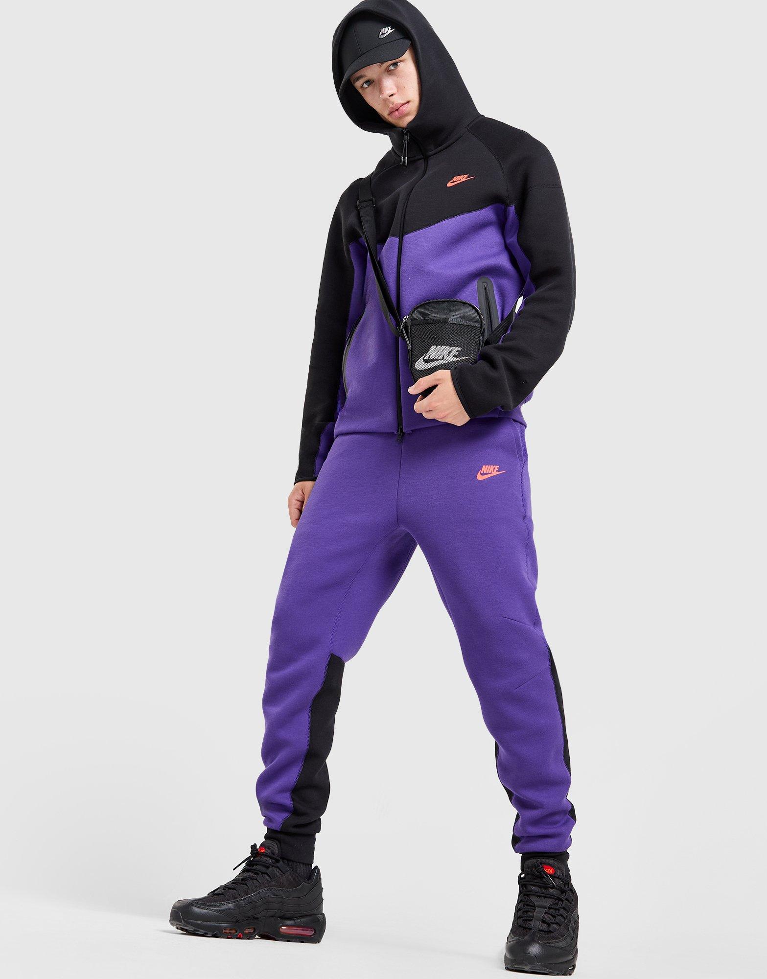 Nike sweatpants purple sale