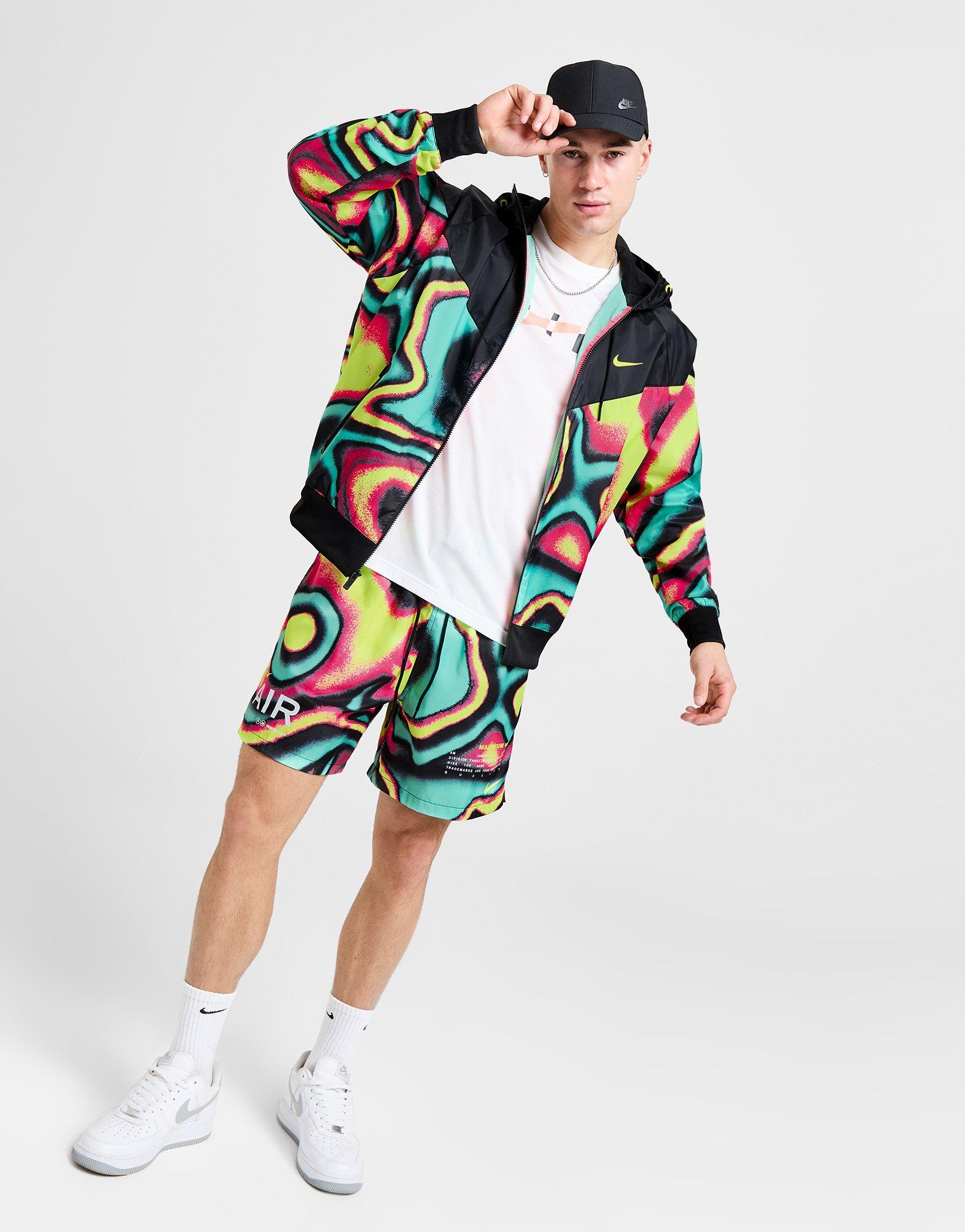 Yellow Nike All Over Print Windrunner Jacket - JD Sports Global