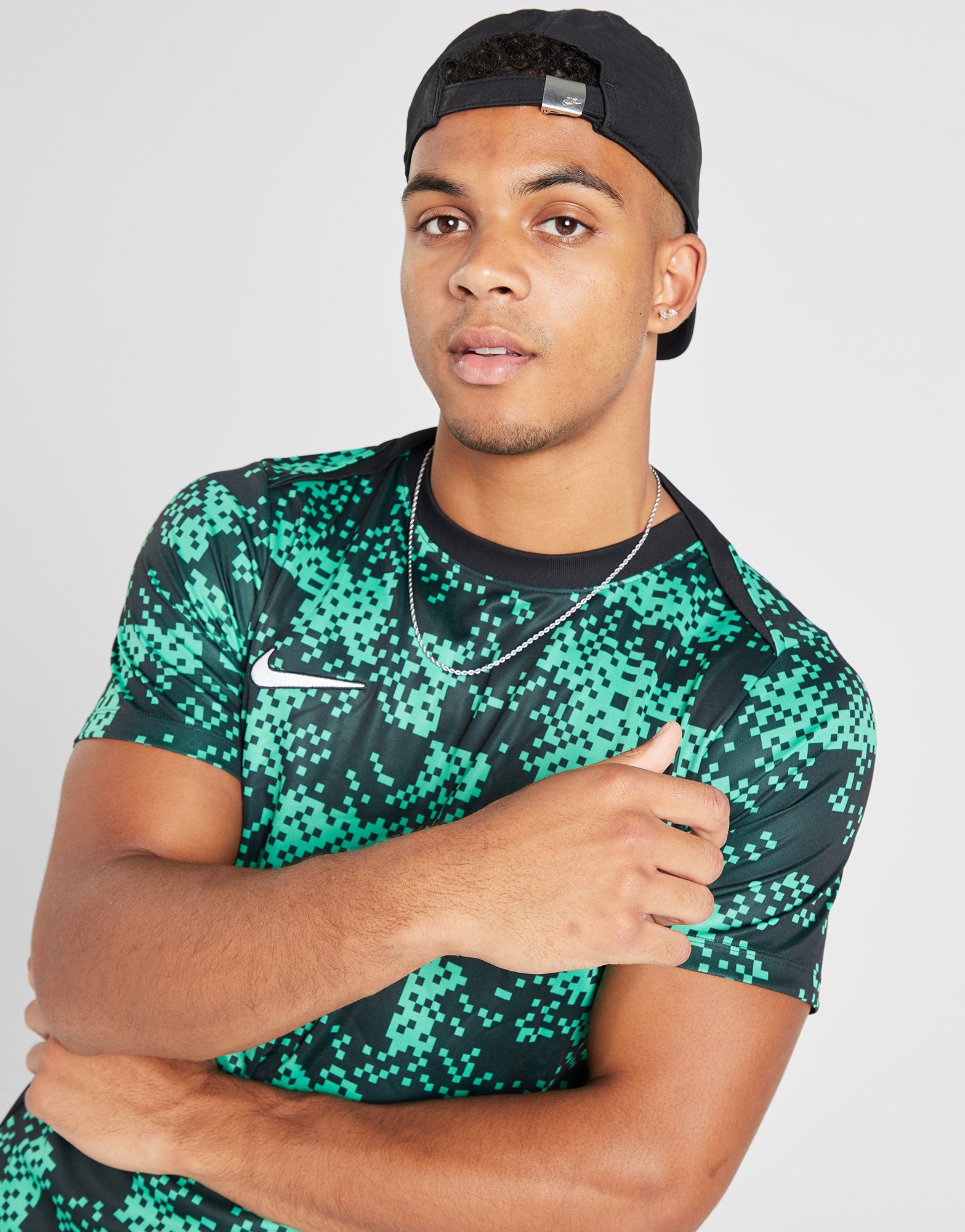 Green Nike Academy All Over Print T-Shirt - JD Sports Ireland