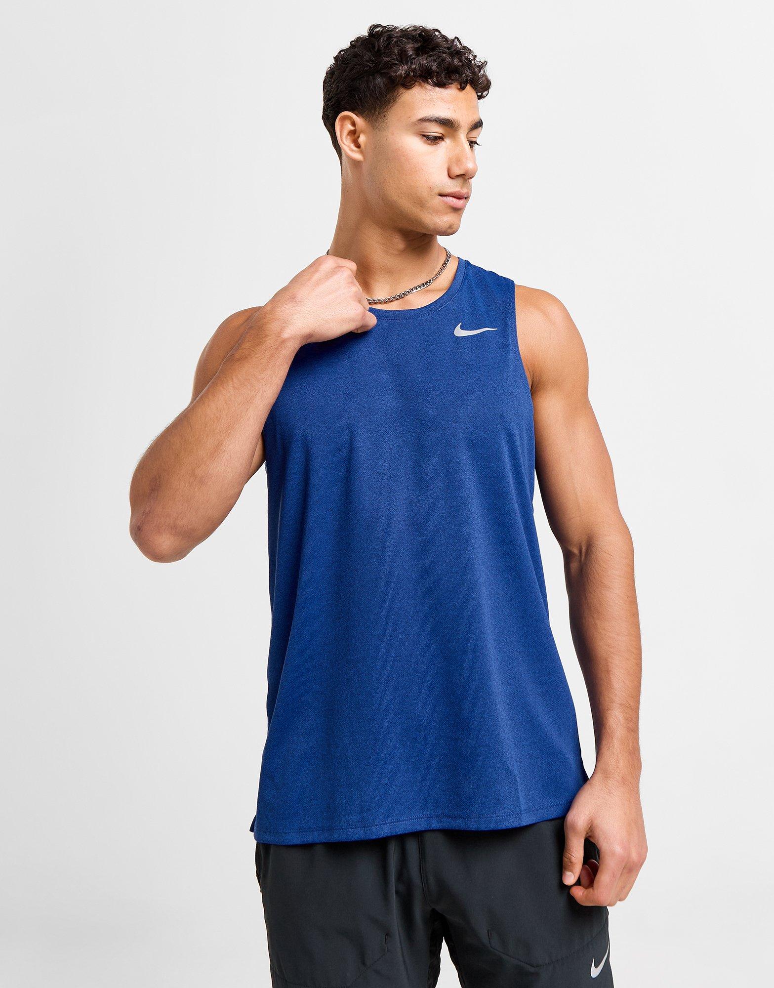Blue Nike Miler Vest JD Sports
