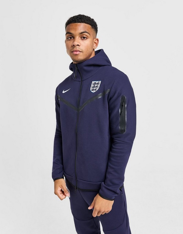 Nike Felpa con Cappuccio Zip Integrale Tech Fleece Inghilterra