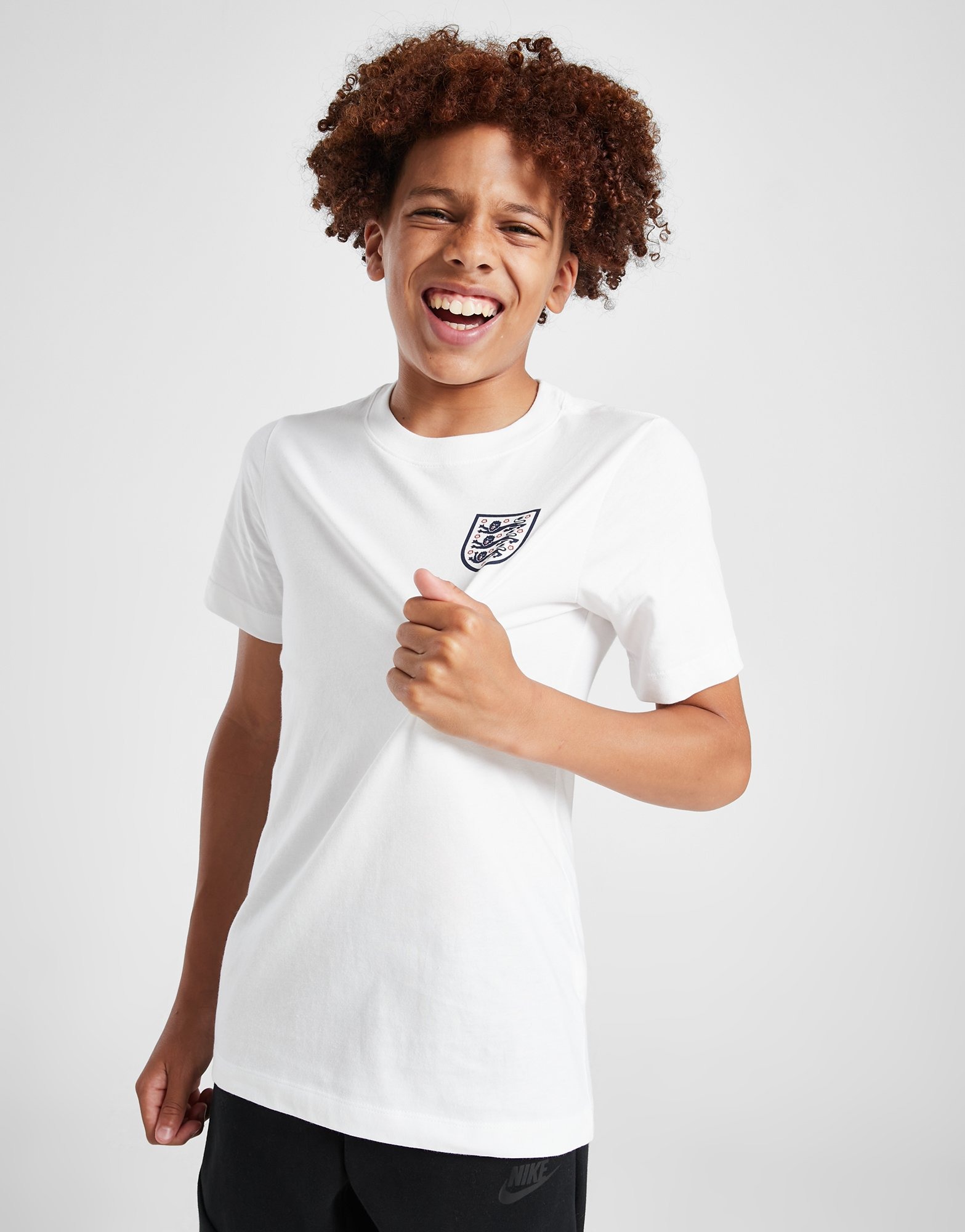 White Nike England Crest T-Shirt Junior - JD Sports Global