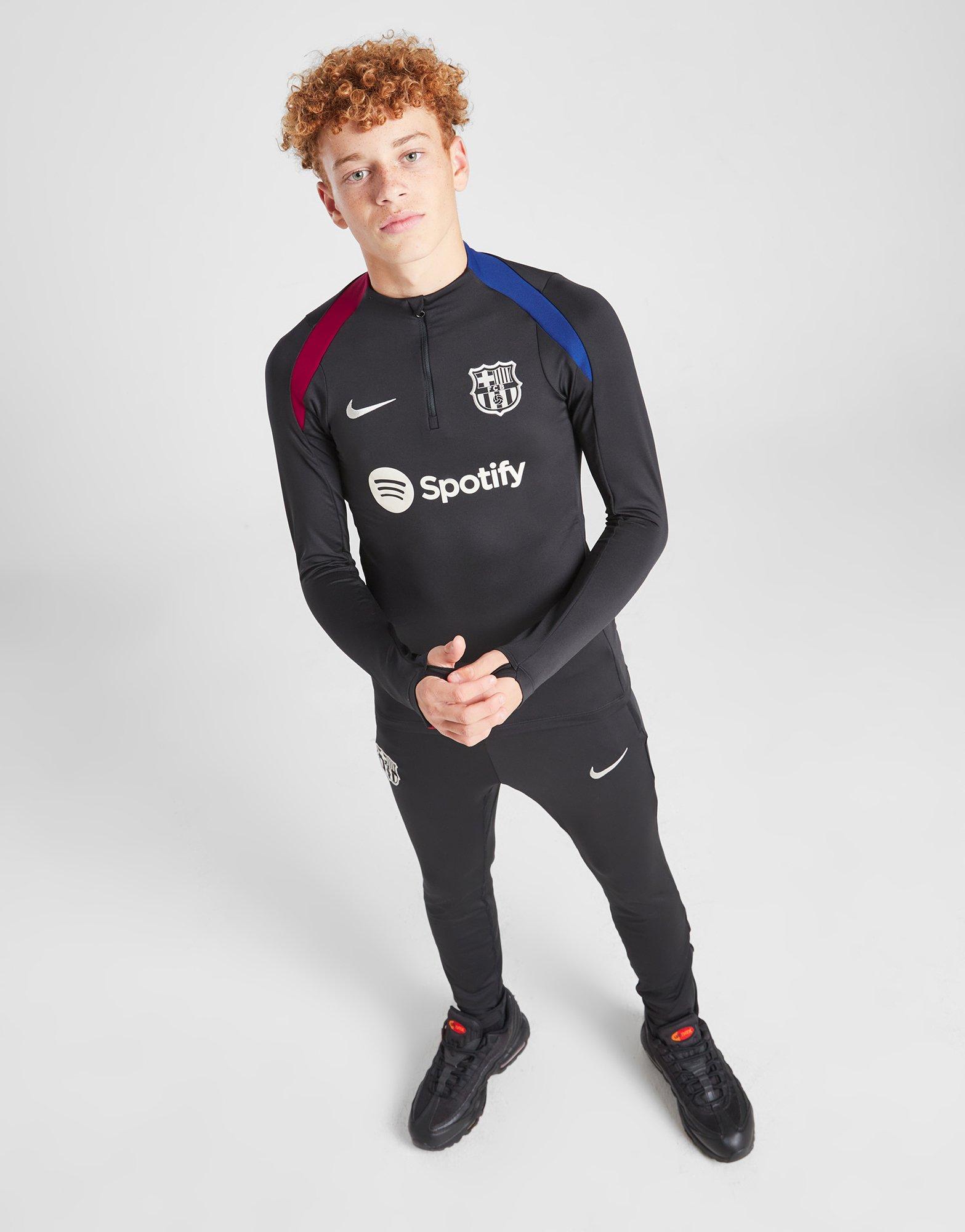 Black Nike FC Barcelona Strike Drill Top Junior JD Sports UK