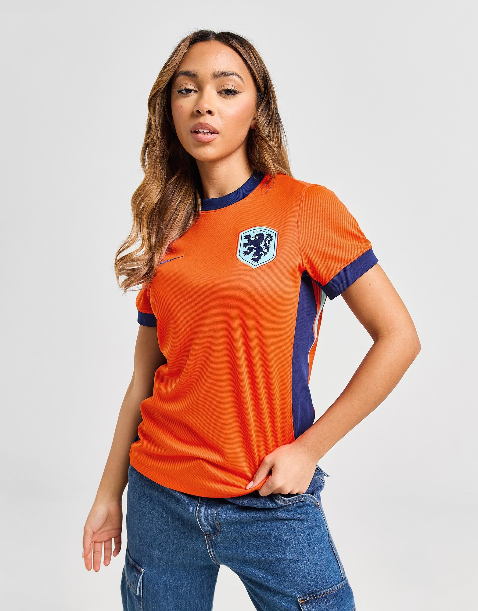 Orange Nike Netherlands 2024 Home Shirt Women's JD Sports Global
