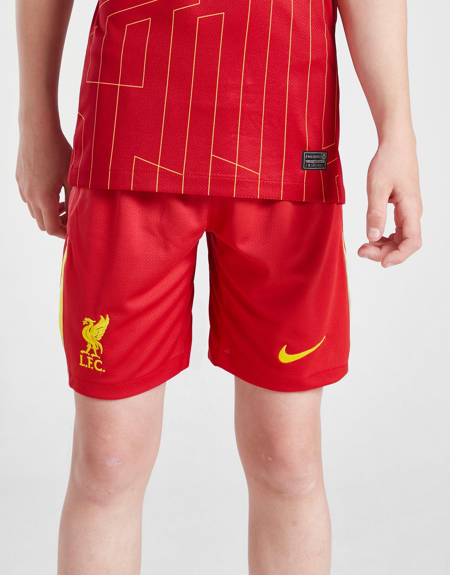 Red Nike Liverpool FC 2024 25 Home Shorts Junior JD Sports Global