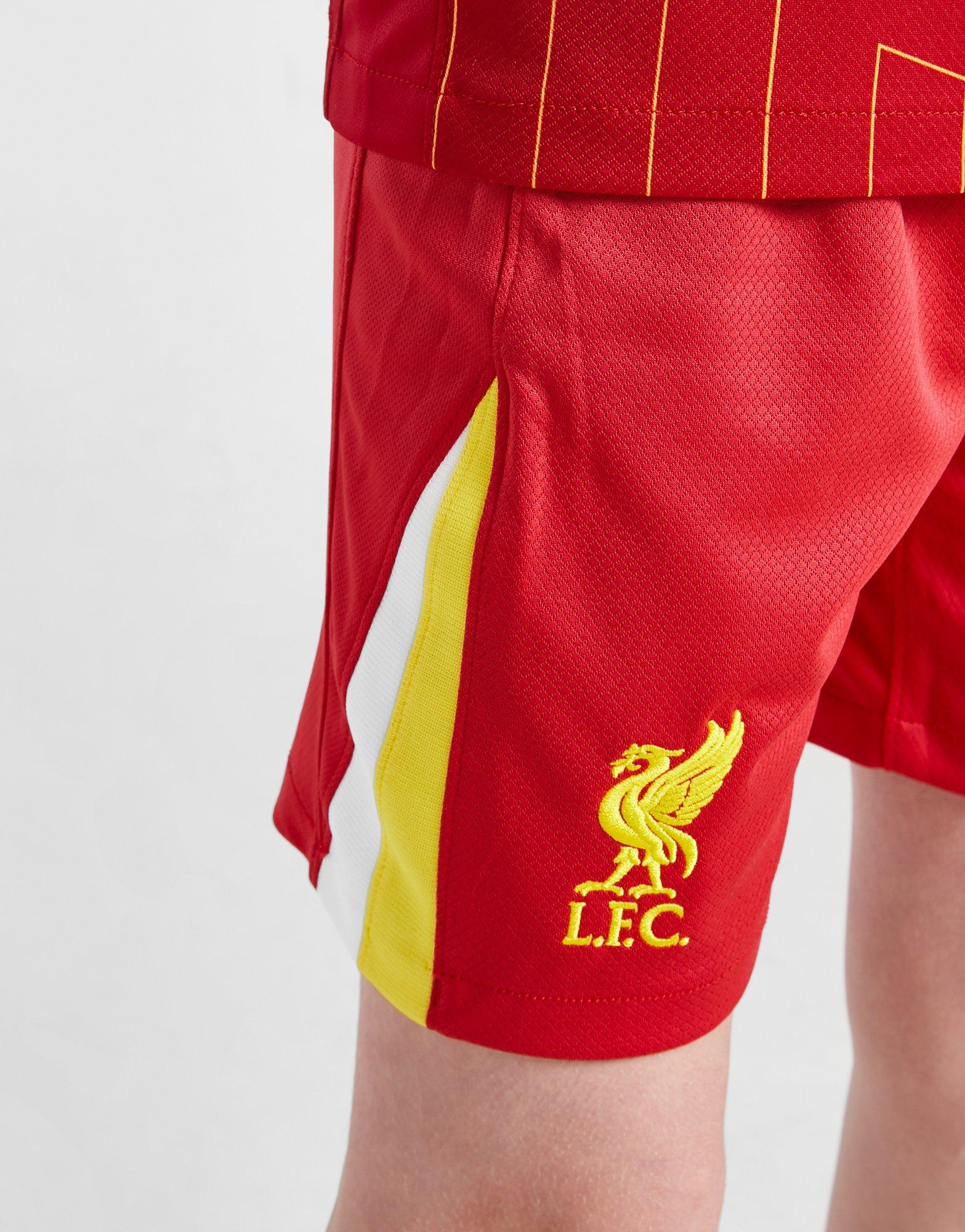 Liverpool home shorts junior on sale